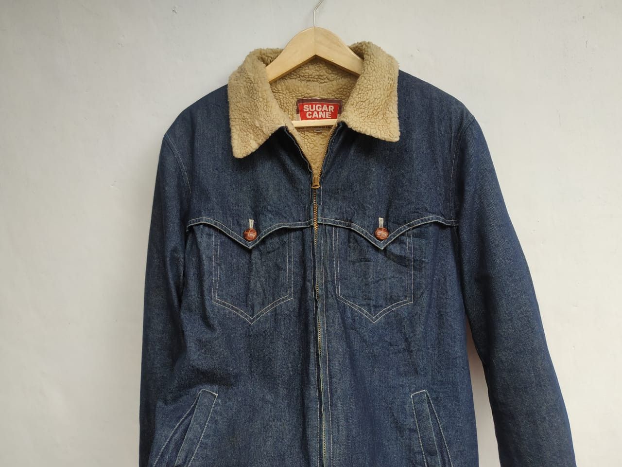 Sugar Cane Fit S to M, Sugarcane Sherpa Lined Western Jacket Size US M / EU 48-50 / 2 - 2 Thumbnail