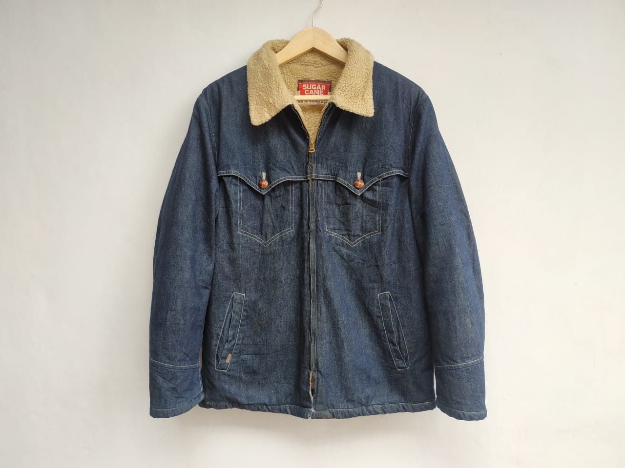 Sugar Cane Fit S to M, Sugarcane Sherpa Lined Western Jacket Size US M / EU 48-50 / 2 - 1 Thumbnail