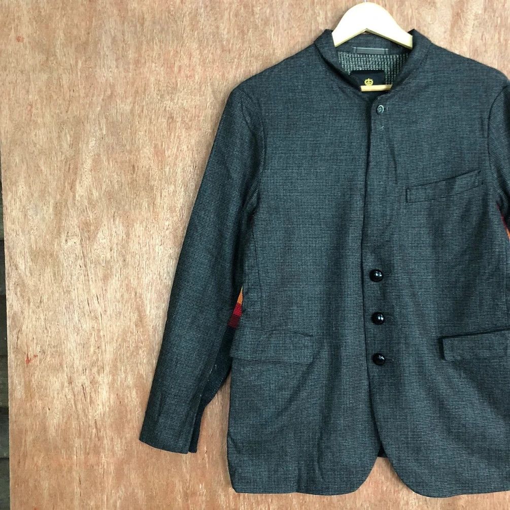 Japanese Brand DL A Japan Navajo Grey Jacket art cardigan #c815 Size US M / EU 48-50 / 2 - 8 Thumbnail
