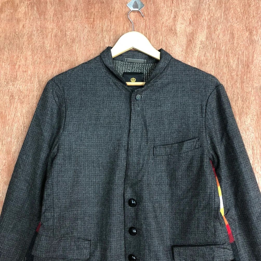 Japanese Brand DL A Japan Navajo Grey Jacket art cardigan #c815 Size US M / EU 48-50 / 2 - 13 Thumbnail