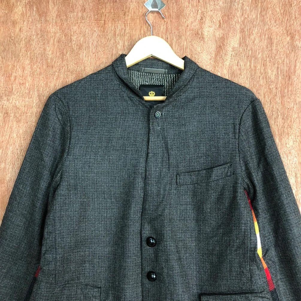 Japanese Brand DL A Japan Navajo Grey Jacket art cardigan #c815 Size US M / EU 48-50 / 2 - 6 Thumbnail
