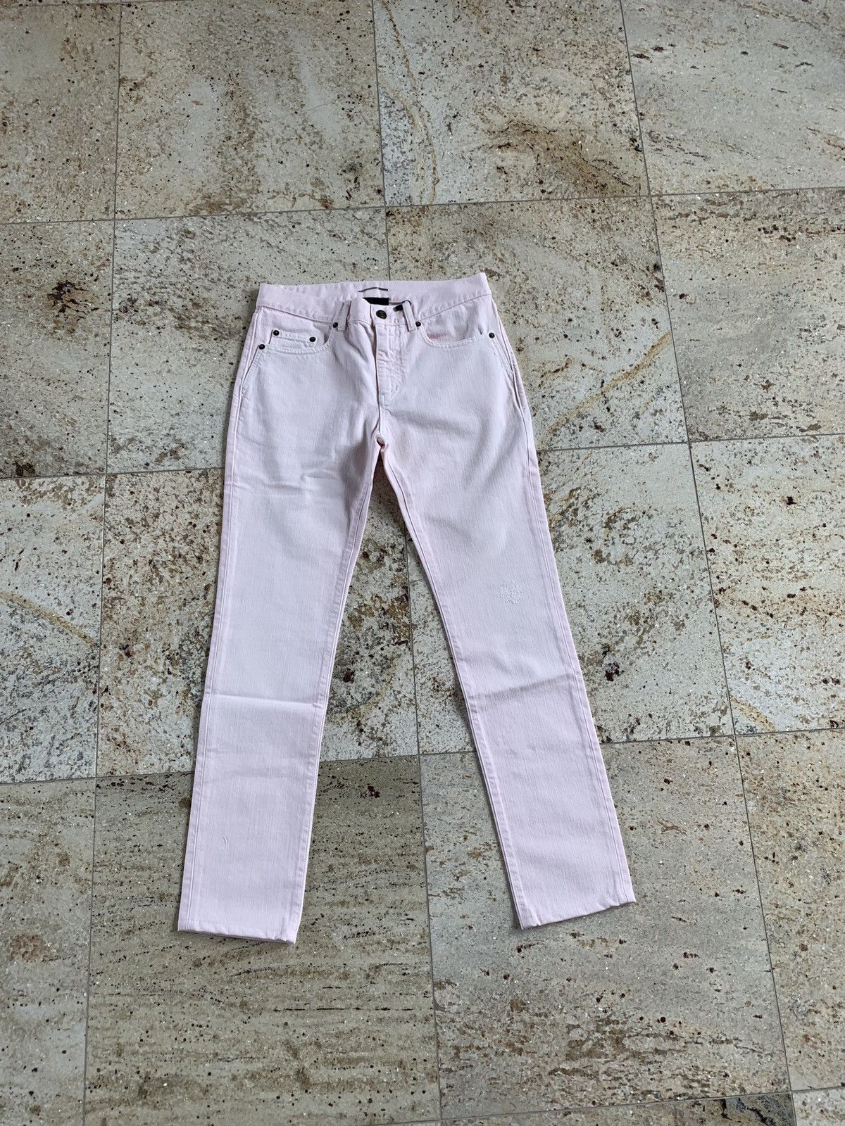 Saint Laurent Paris D02 Denim in Pink Size US 29 - 8 Thumbnail
