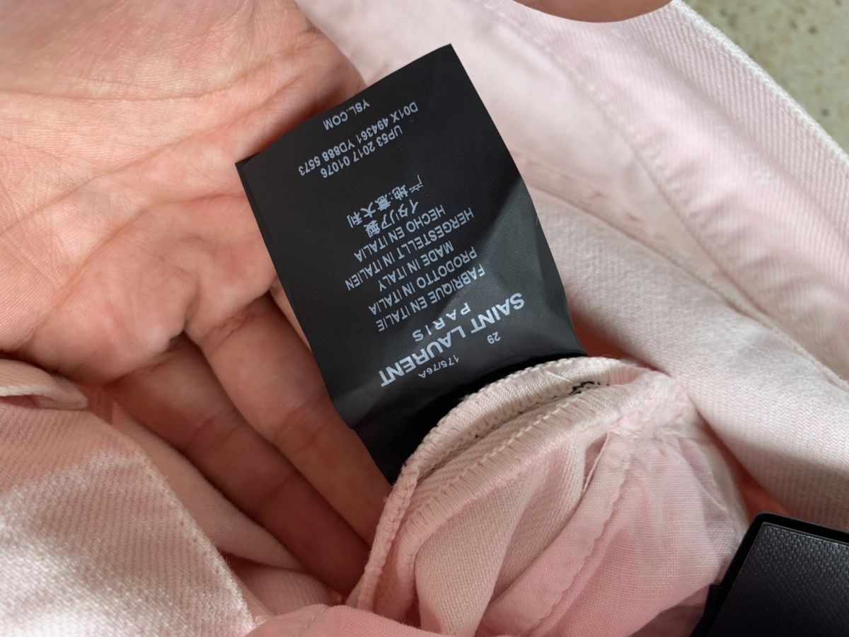 Saint Laurent Paris D02 Denim in Pink Size US 29 - 11 Thumbnail