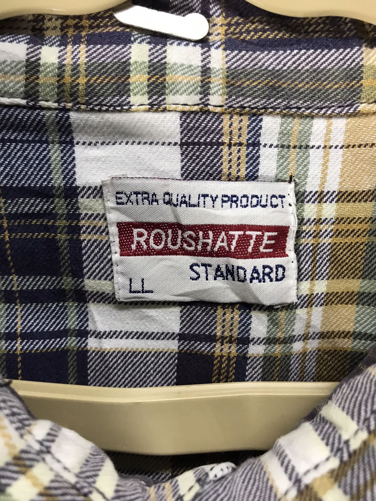 Flannel × Japanese Brand Roushette cotton flannel buttom up with patches Size US L / EU 52-54 / 3 - 3 Thumbnail