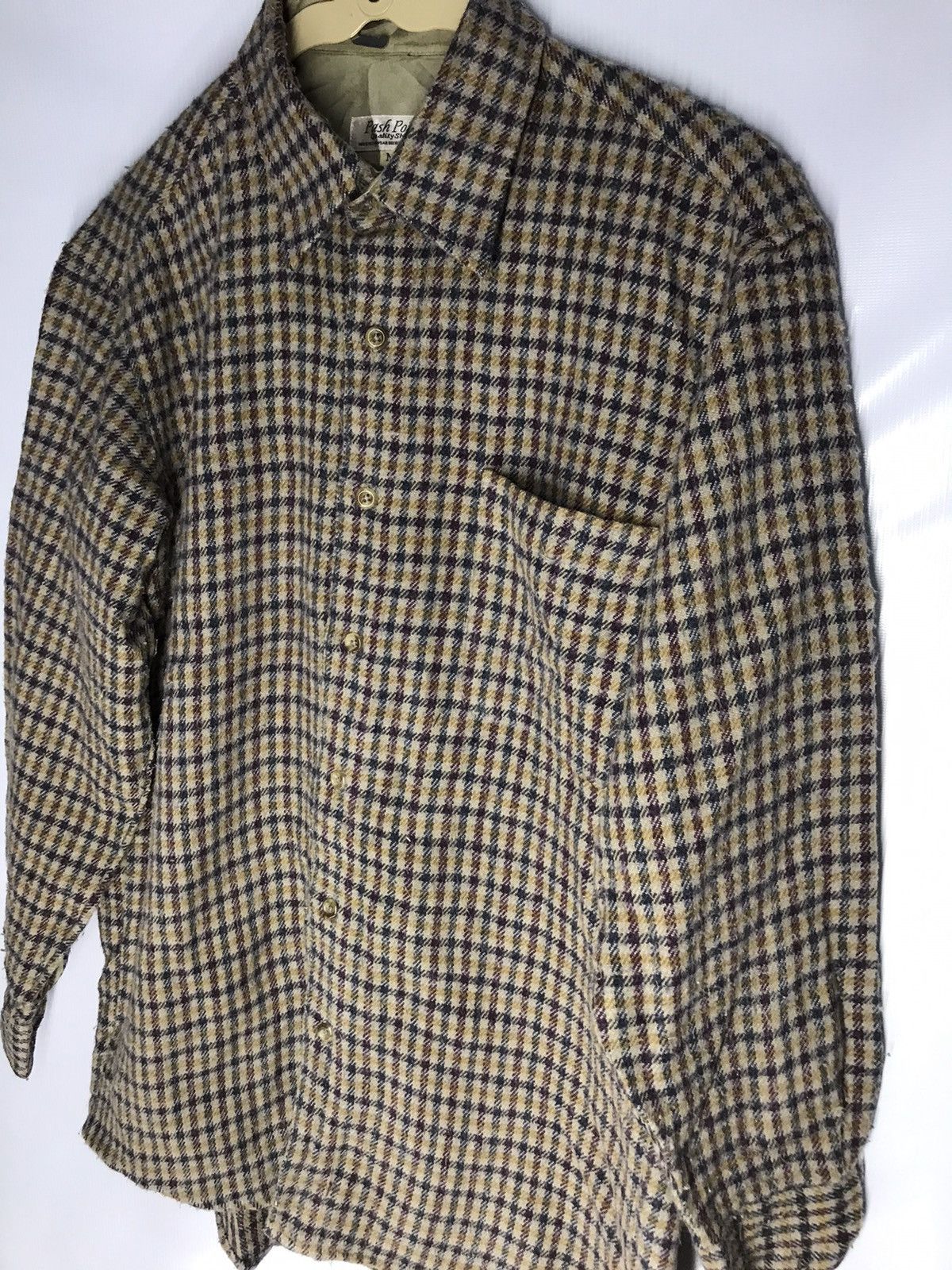 Flannel × Japanese Brand Wool flannel shirt by pash point Size US M / EU 48-50 / 2 - 5 Thumbnail