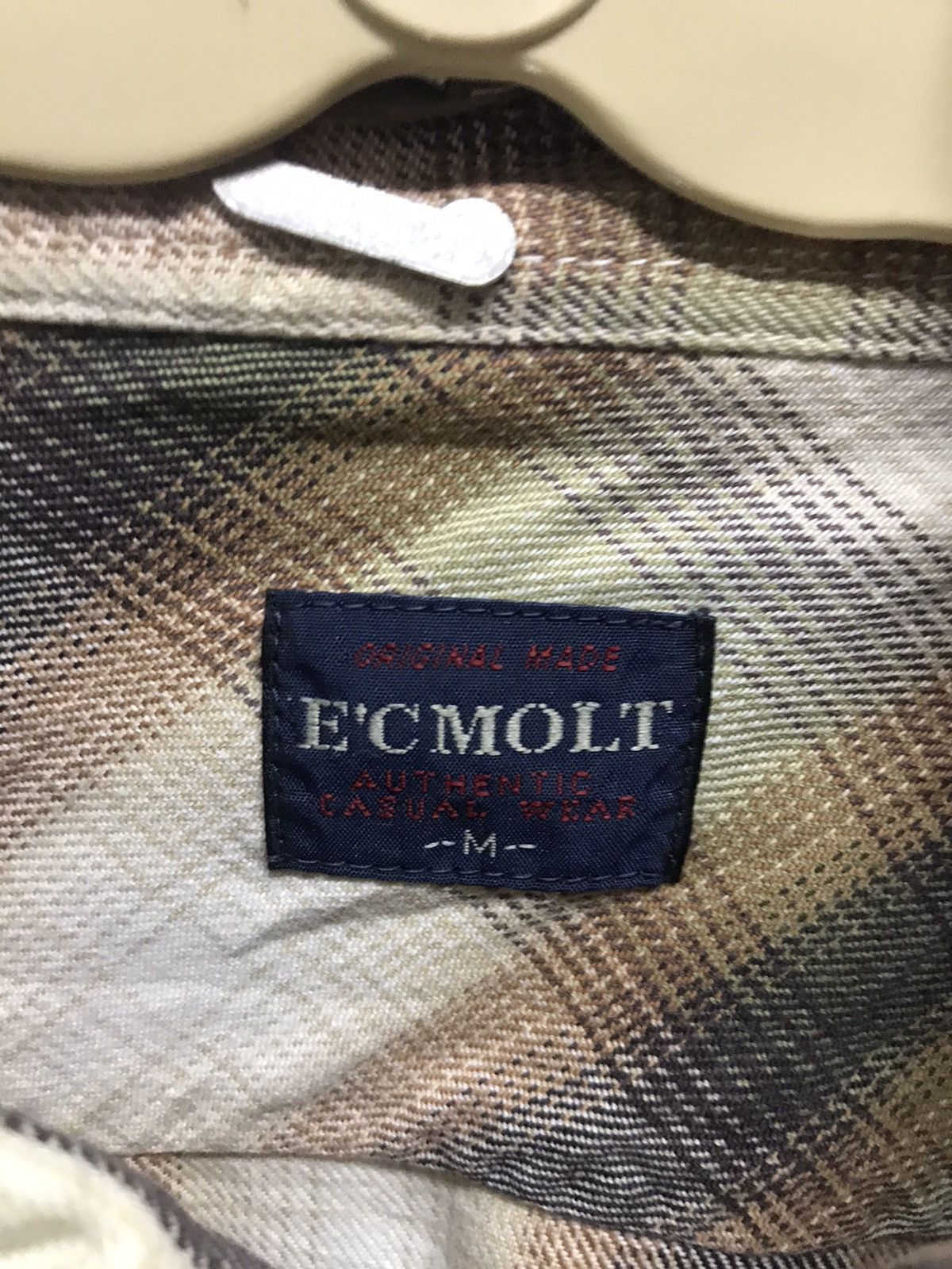 Flannel × Japanese Brand E’cmolt button up shirt Size US M / EU 48-50 / 2 - 4 Thumbnail