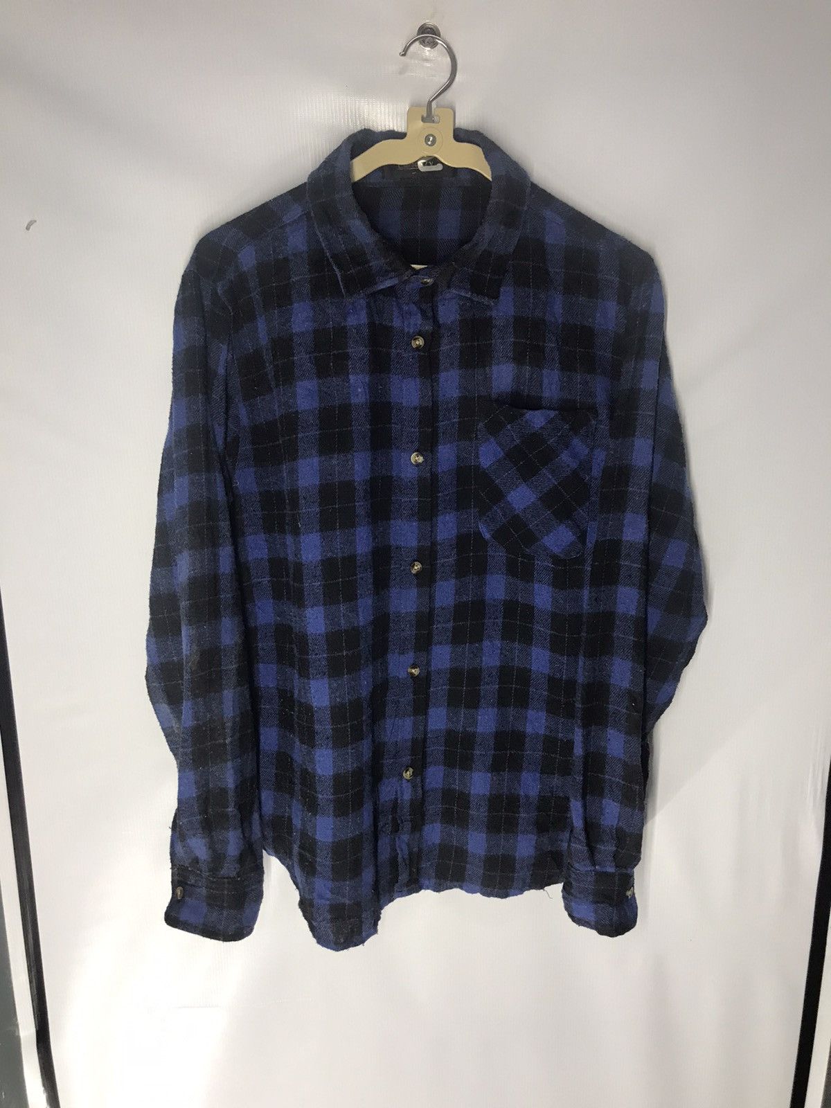 Flannel × Japanese Brand × Vintage Vintage wool flannel shirt by Curiosity 5 Size US M / EU 48-50 / 2 - 6 Thumbnail