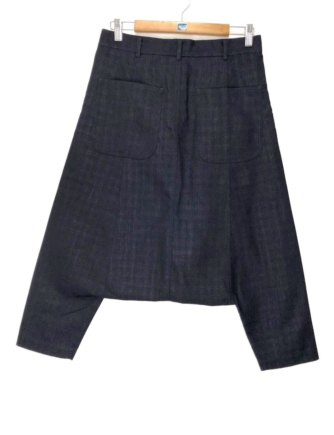 Comme des Garcons 🇯🇵 AW08 Comme des Garçons Checked Drop Crotch Shorts Size US 30 / EU 46 - 2 Thumbnail