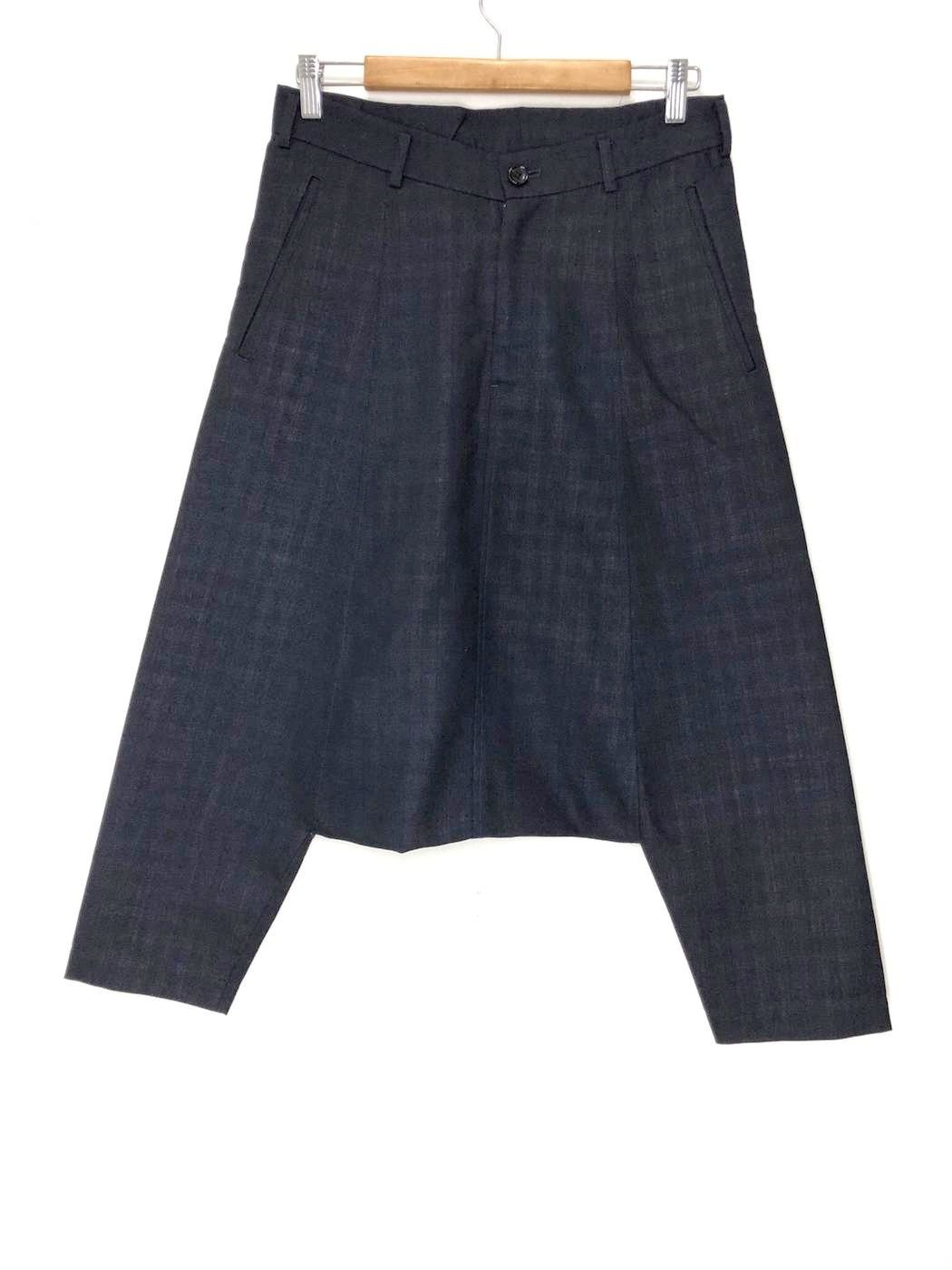 Comme des Garcons 🇯🇵 AW08 Comme des Garçons Checked Drop Crotch Shorts Size US 30 / EU 46 - 1 Thumbnail