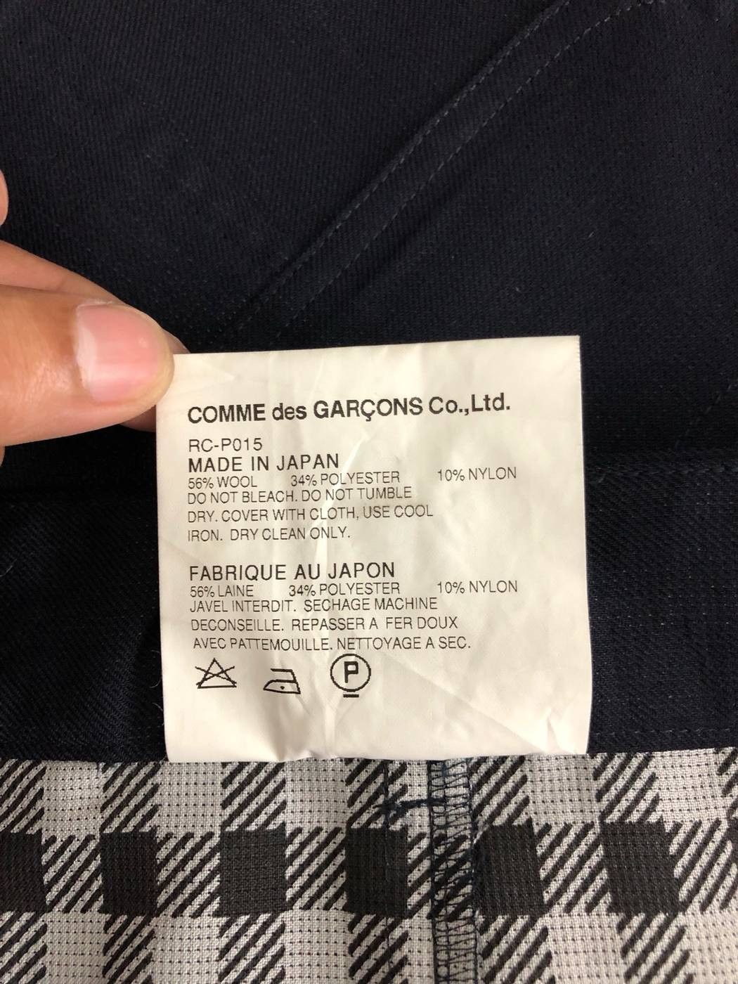 Comme des Garcons 🇯🇵 AW08 Comme des Garçons Checked Drop Crotch Shorts Size US 30 / EU 46 - 11 Thumbnail