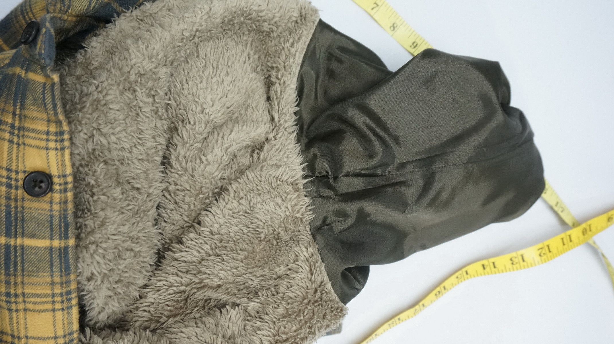 Japanese Brand UNIQLO Fleece Faux Fur Lined Plaid Flannel ShipDHL Size US L / EU 52-54 / 3 - 13 Thumbnail