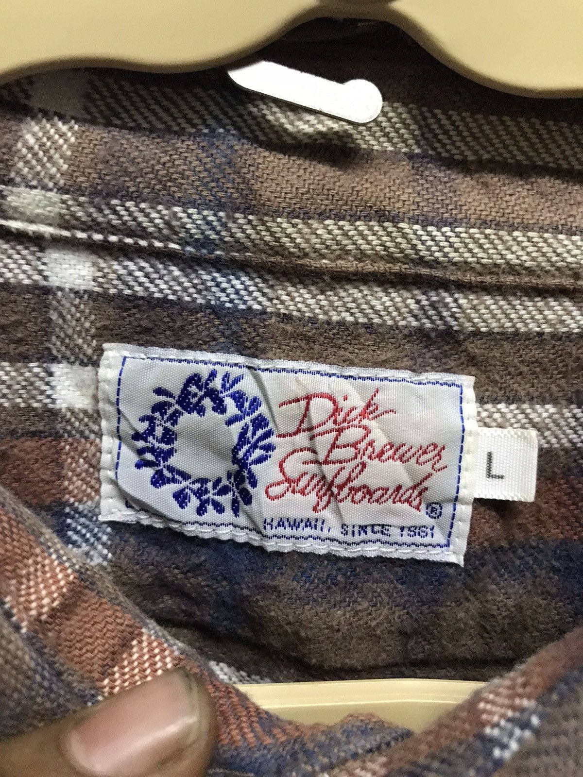 Flannel × Vintage Dick brewer surfboards flannel shirts Size US L / EU 52-54 / 3 - 4 Thumbnail