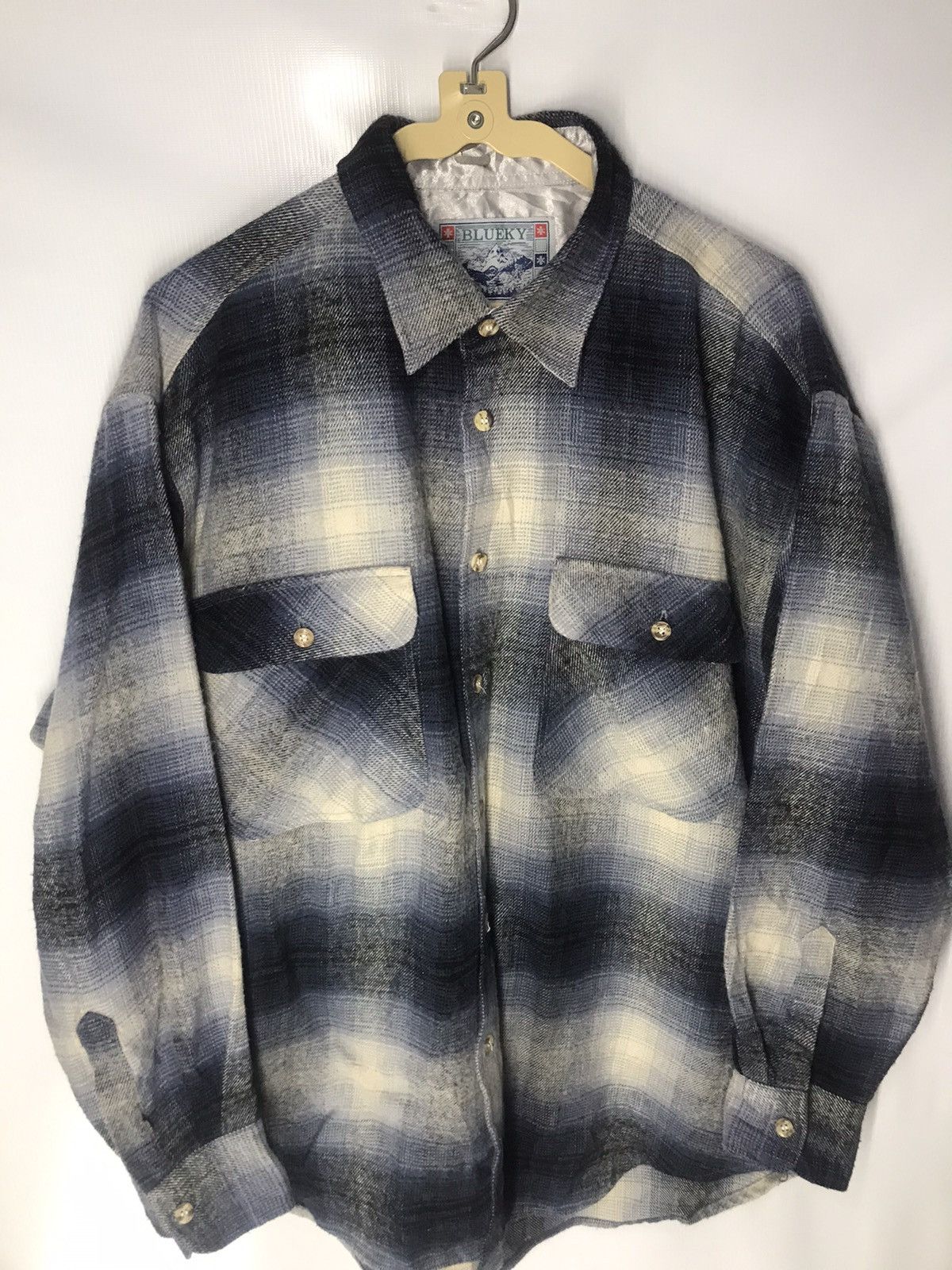 Flannel × Japanese Brand Blueky wool flannel Size US M / EU 48-50 / 2 - 5 Thumbnail