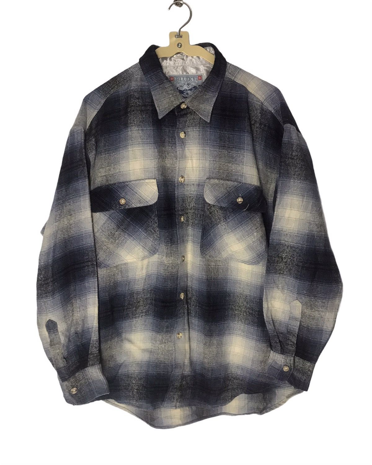 Flannel × Japanese Brand Blueky wool flannel Size US M / EU 48-50 / 2 - 1 Thumbnail