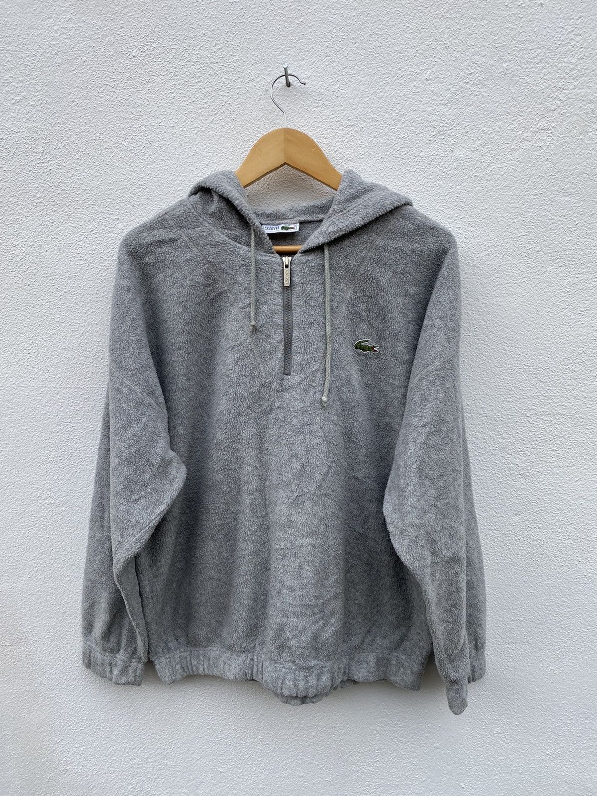 Lacoste × Vintage Vintage 90s Chemise Lacoste Hoodies Sweatshirt Small Logo Size US XL / EU 56 / 4 - 2 Thumbnail