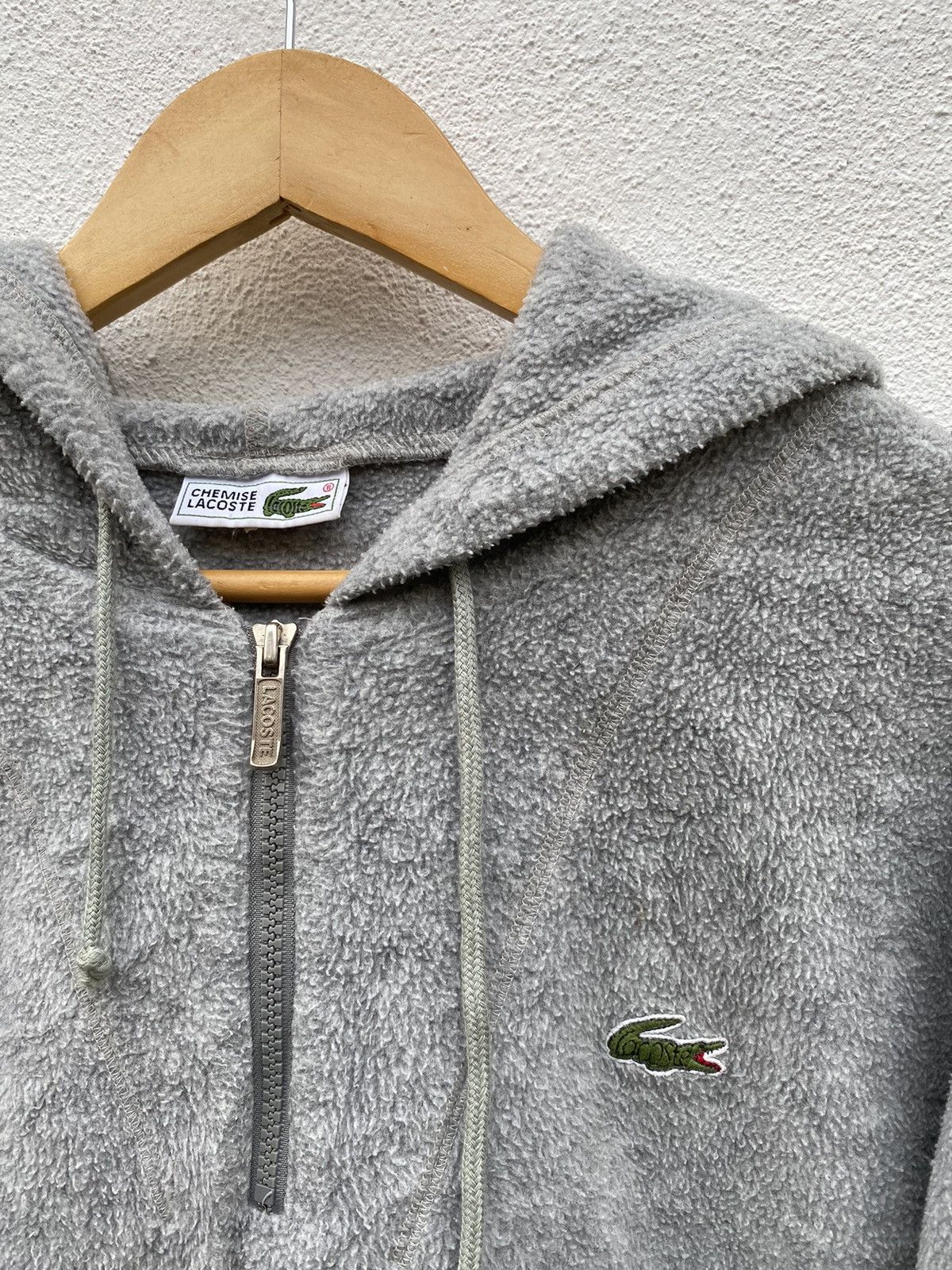Lacoste × Vintage Vintage 90s Chemise Lacoste Hoodies Sweatshirt Small Logo Size US XL / EU 56 / 4 - 3 Thumbnail