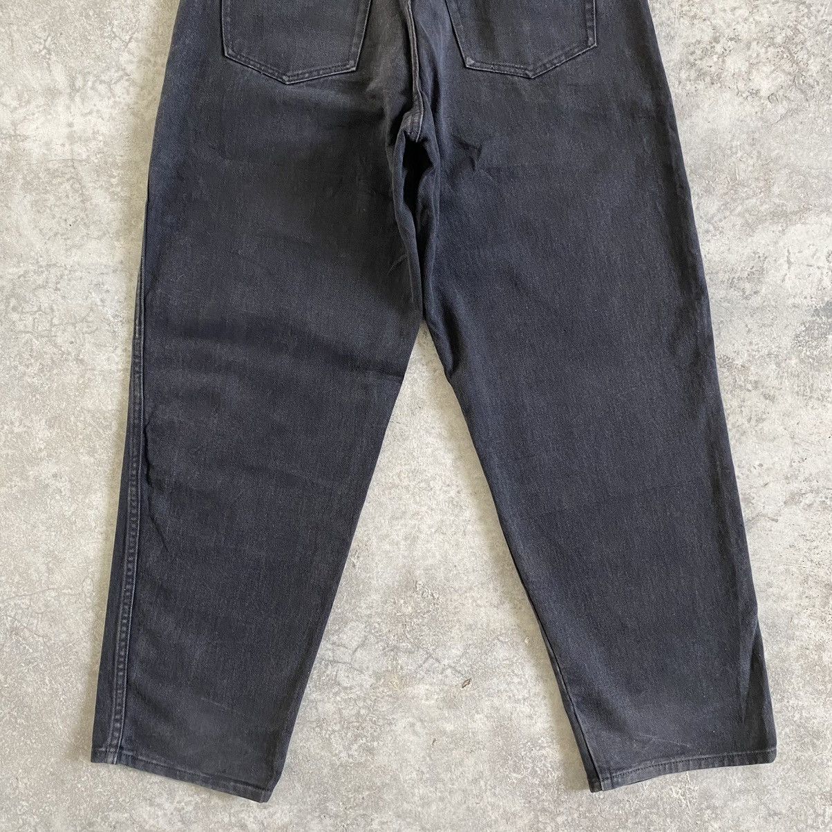 Guess VTG Guess George Marciano Faded Black Baggy Jeans Size US 31 - 13 Thumbnail