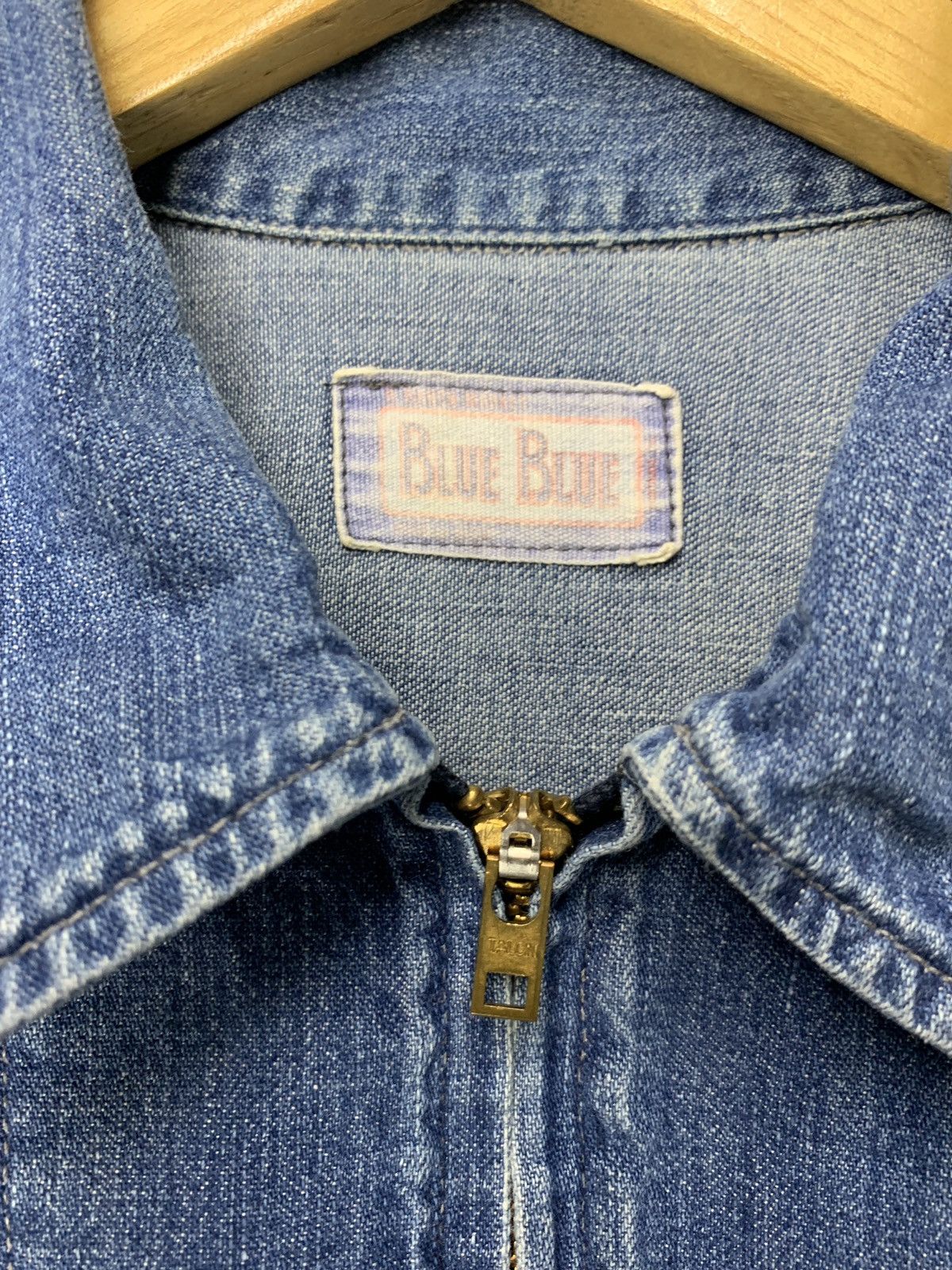 Blue Blue Japan × Japan Blue × Samurai Jeans 🇯🇵 RARE ‼️ 80s Blue Blue Indigo Pullover Denim Jacket Size US M / EU 48-50 / 2 - 5 Thumbnail