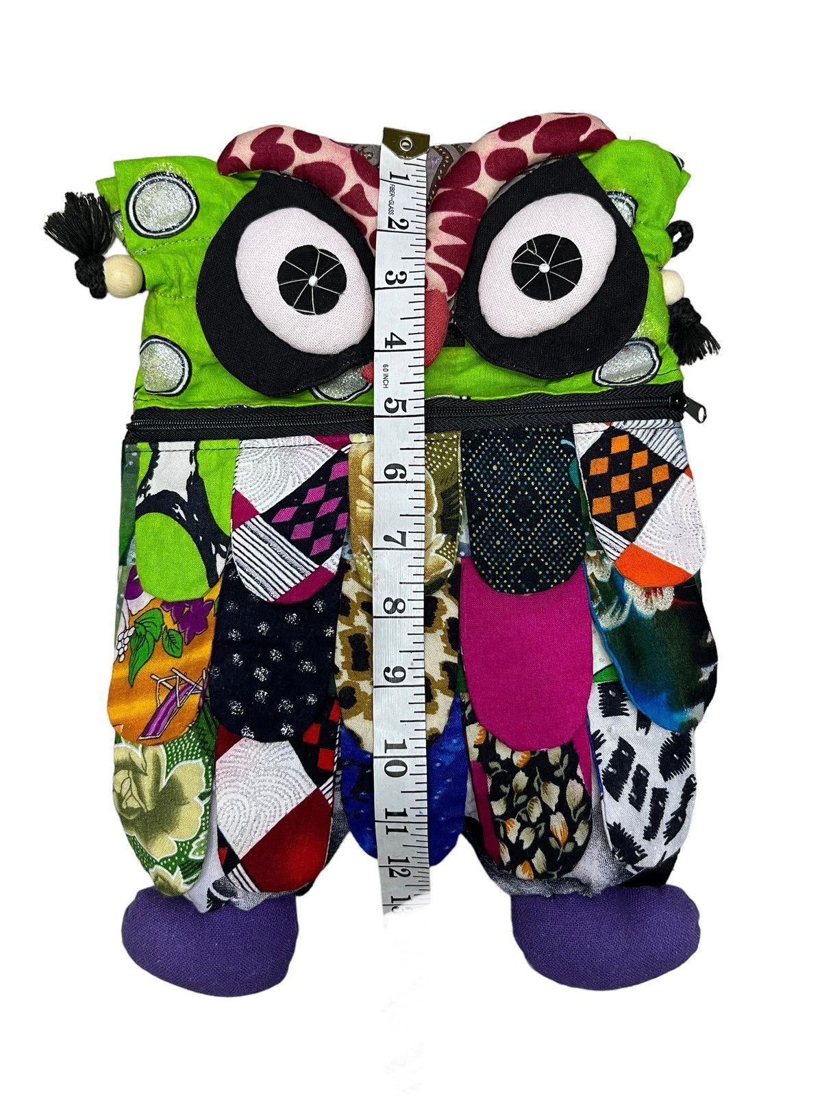 Japanese Brand 🔥Custom Owl Patchwork Art Kapital Design Mini Backpack Size ONE SIZE - 17 Thumbnail