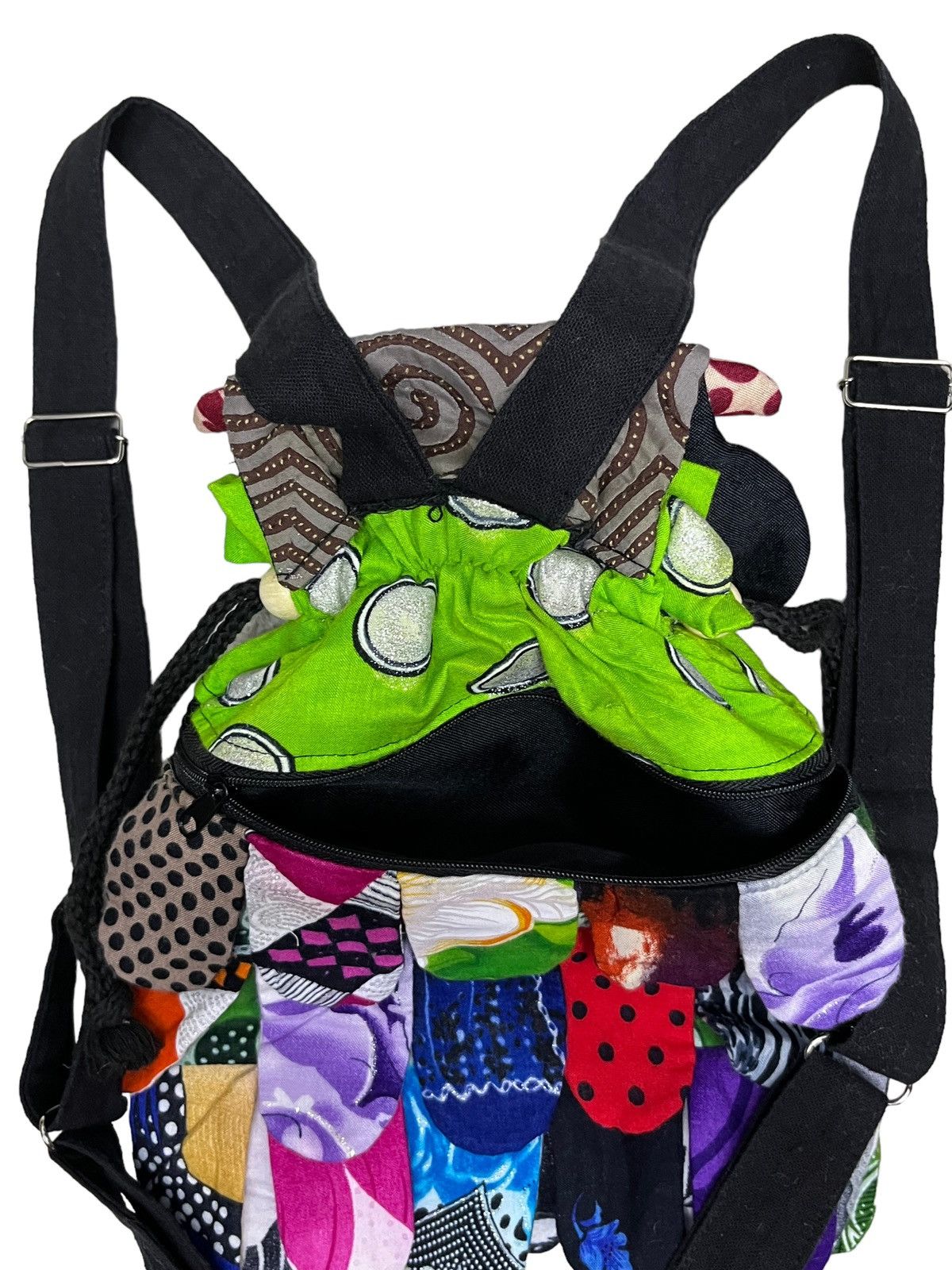 Japanese Brand 🔥Custom Owl Patchwork Art Kapital Design Mini Backpack Size ONE SIZE - 12 Thumbnail