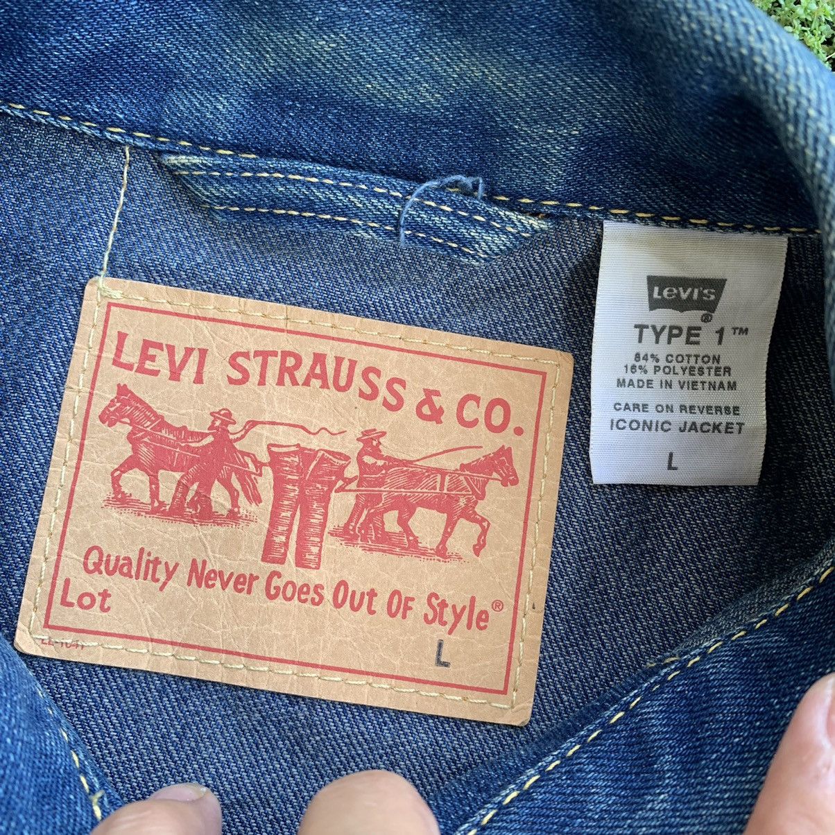 Levi's Levi’s denim jeans jacket type 1 cropped bottom Size US L / EU 52-54 / 3 - 10 Thumbnail
