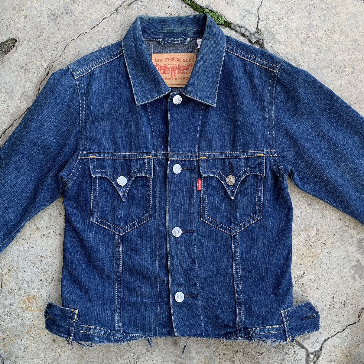 Levi's Levi’s denim jeans jacket type 1 cropped bottom Size US L / EU 52-54 / 3 - 5 Thumbnail