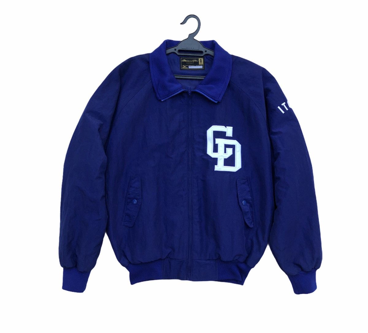 Mizuno Vintage Mizuno Baseball Embroidered Logo Bomber Jacket Size US L / EU 52-54 / 3 - 7 Thumbnail