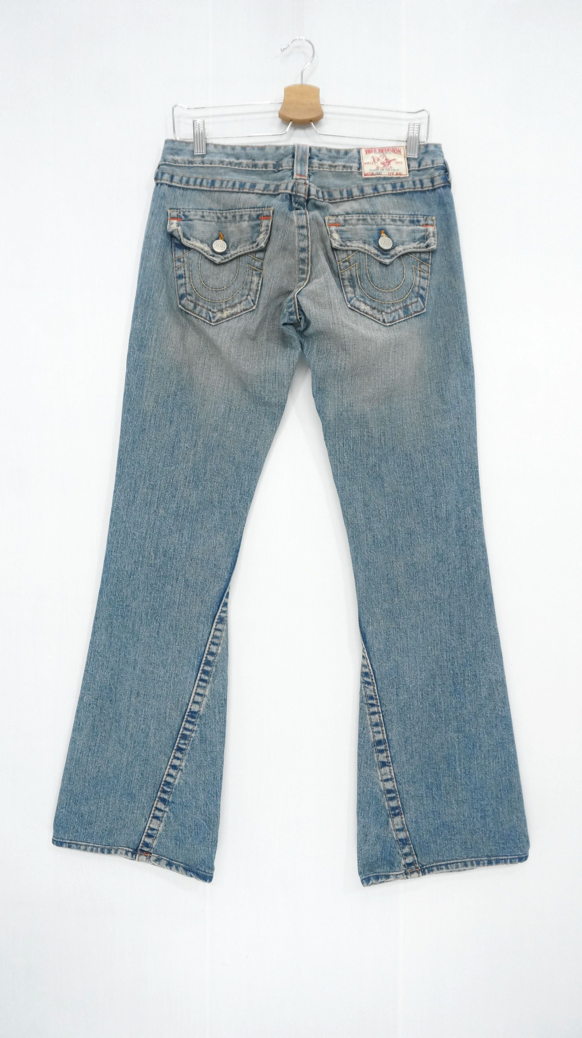 image of Levis Vintage Clothing x True Religion Flare Vintage True Religion Joey Women Jeans in Browned Off 