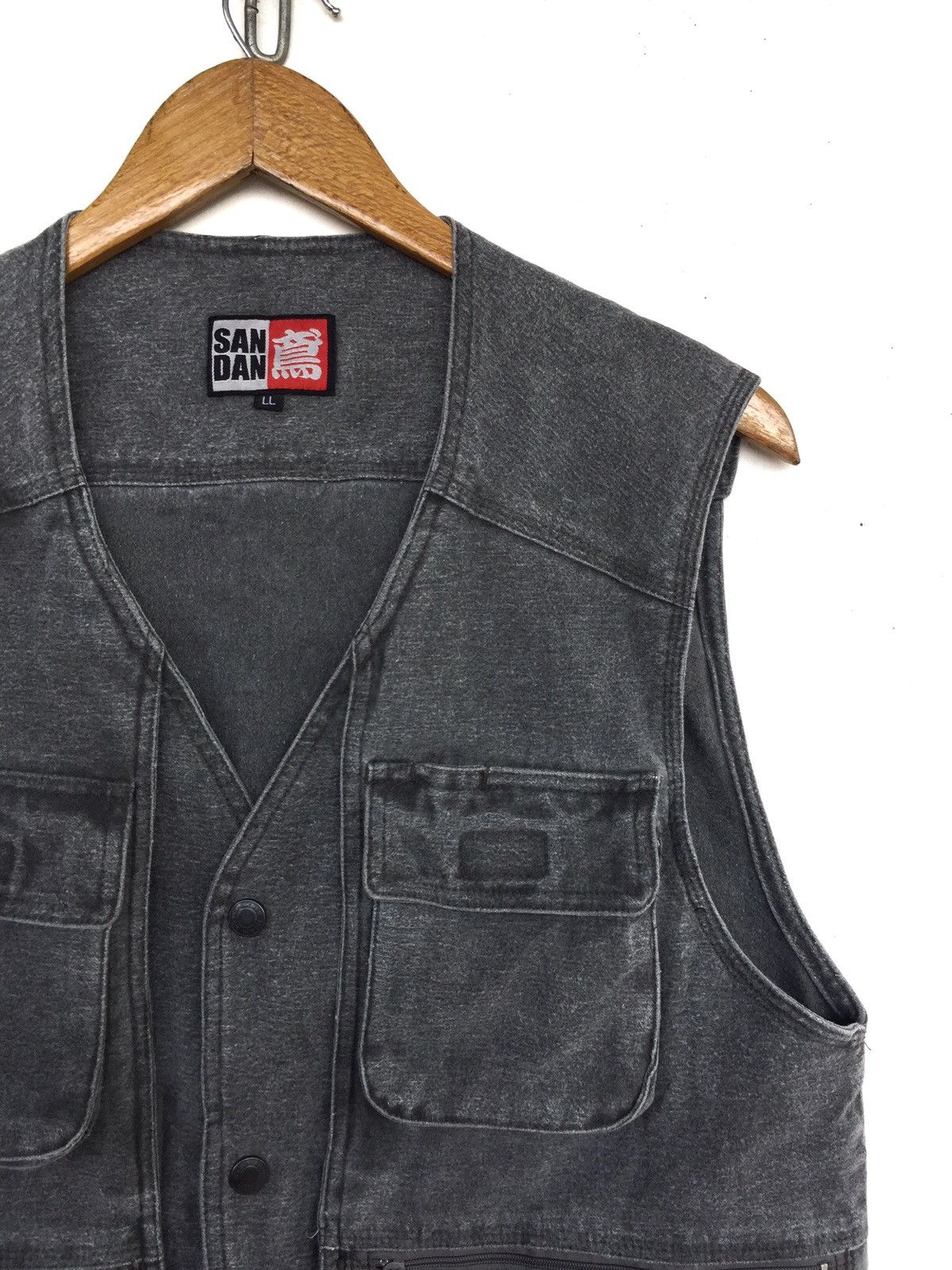 Japanese Brand × Vintage VINTAGE SAN DAN JAPANESE BRAND VEST JACKET BUTTON Size 40R - 5 Thumbnail