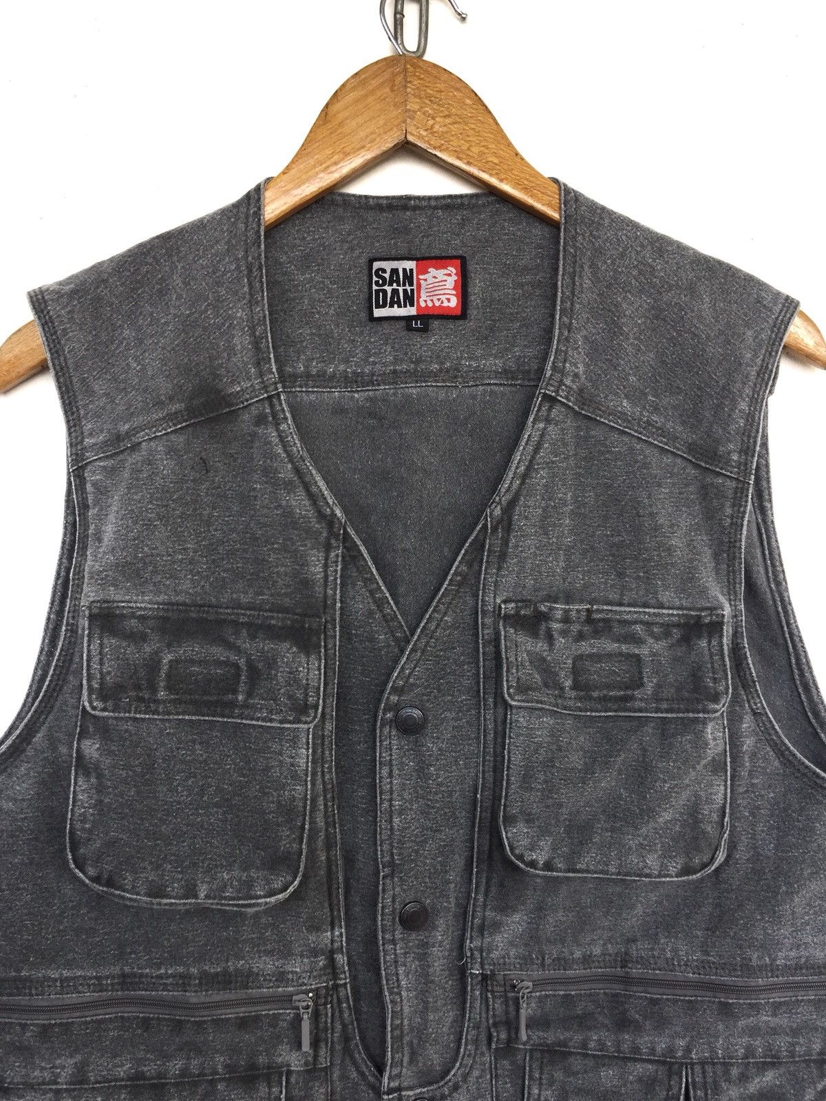 Japanese Brand × Vintage VINTAGE SAN DAN JAPANESE BRAND VEST JACKET BUTTON Size 40R - 3 Thumbnail