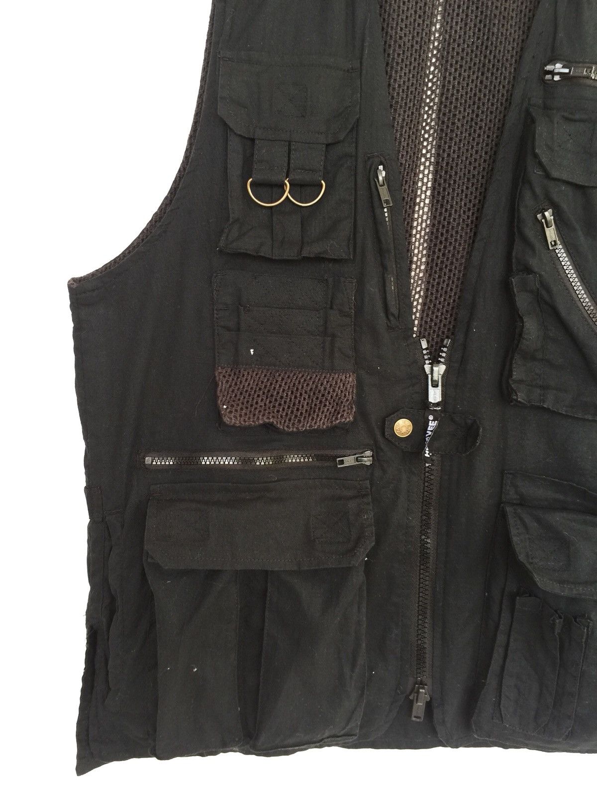 Vintage Vintage Humvee Tactical Vest Jacket Black Size 40L - 6 Thumbnail