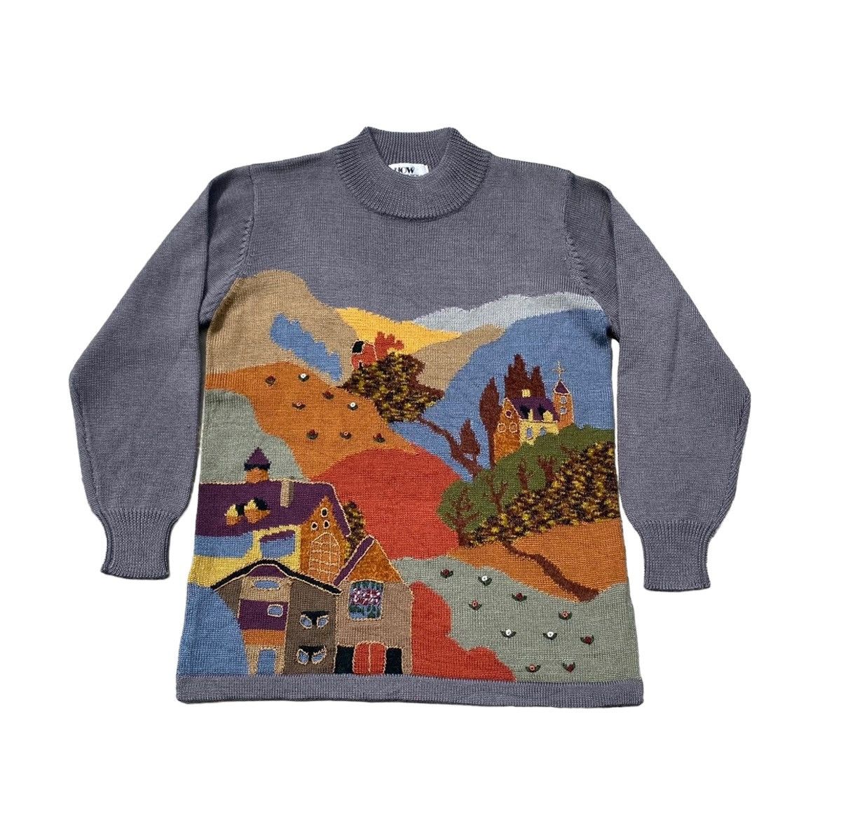 Vintage 1990s Handmade Knitwear Size US M / EU 48-50 / 2 - 1 Thumbnail