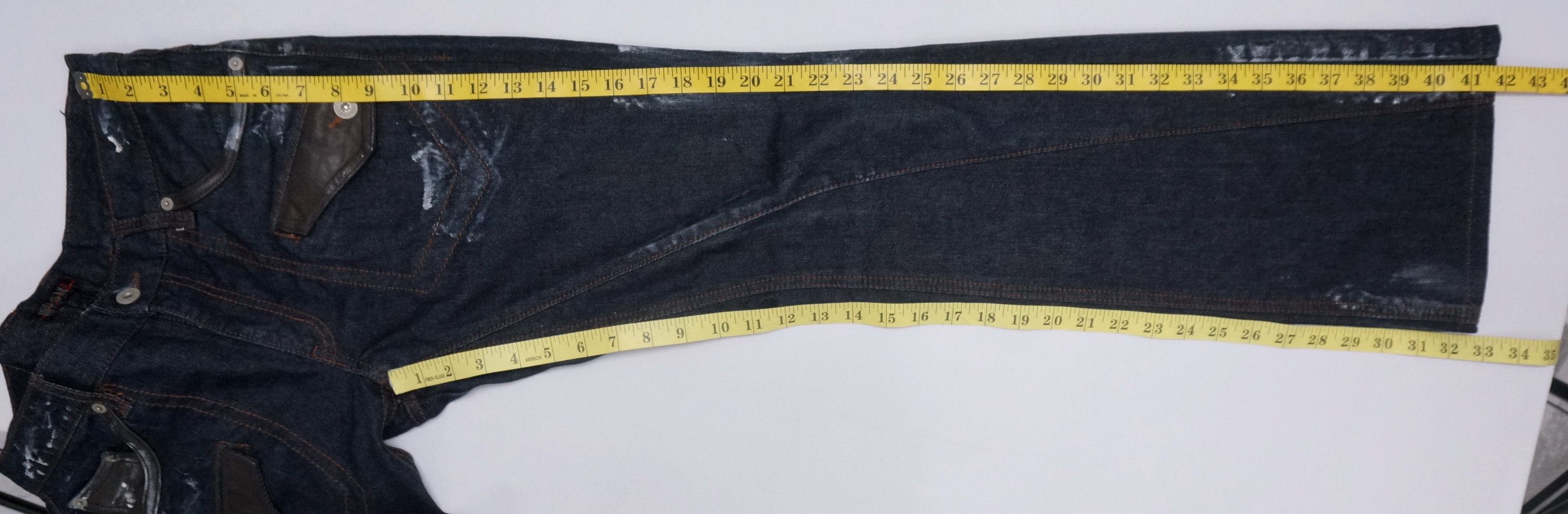 Morgan De Toi Fire! Morgan De Toi Homme Painter Low rise Flared Jeans Size US 30 / EU 46 - 15 Thumbnail
