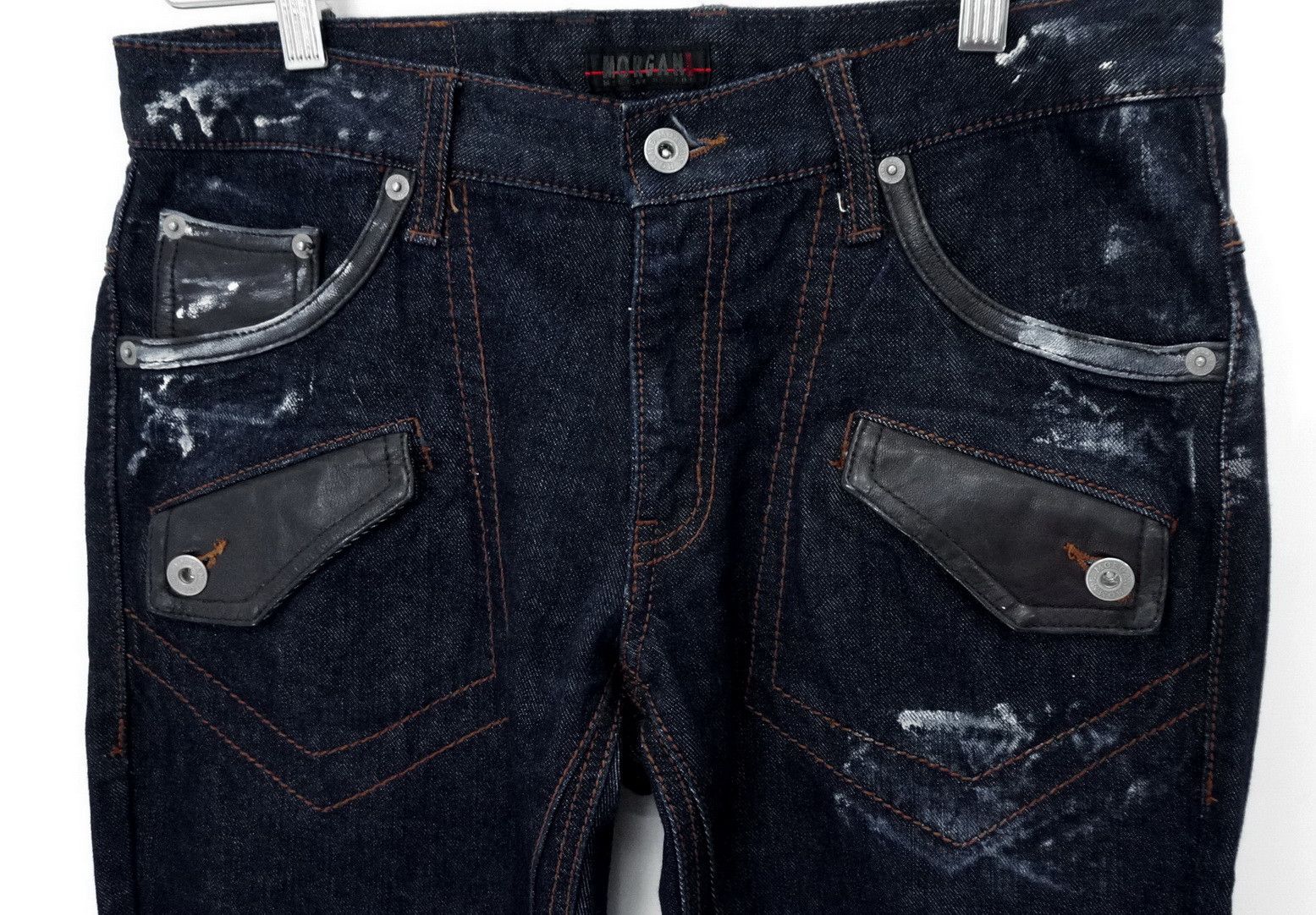 Morgan De Toi Fire! Morgan De Toi Homme Painter Low rise Flared Jeans Size US 30 / EU 46 - 7 Thumbnail