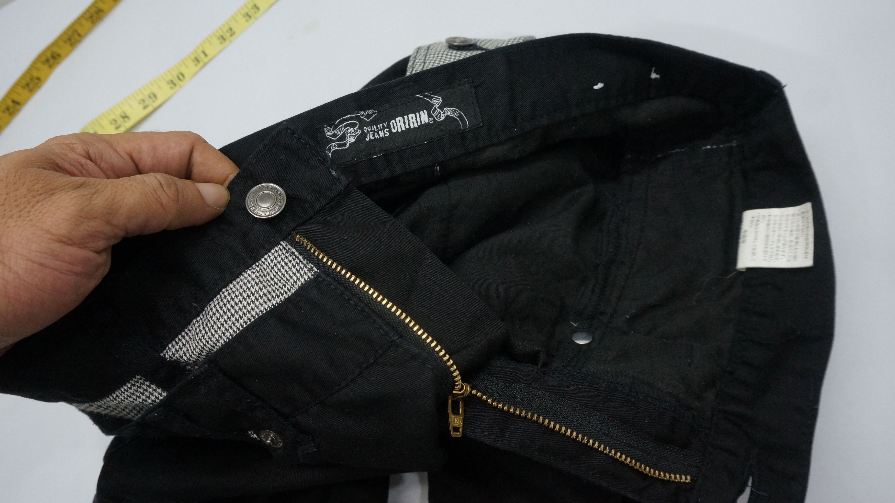 Japanese Brand Japan ORIRIN Skinny Petite Punk Shirring Leg Pants Size US 27 - 15 Thumbnail