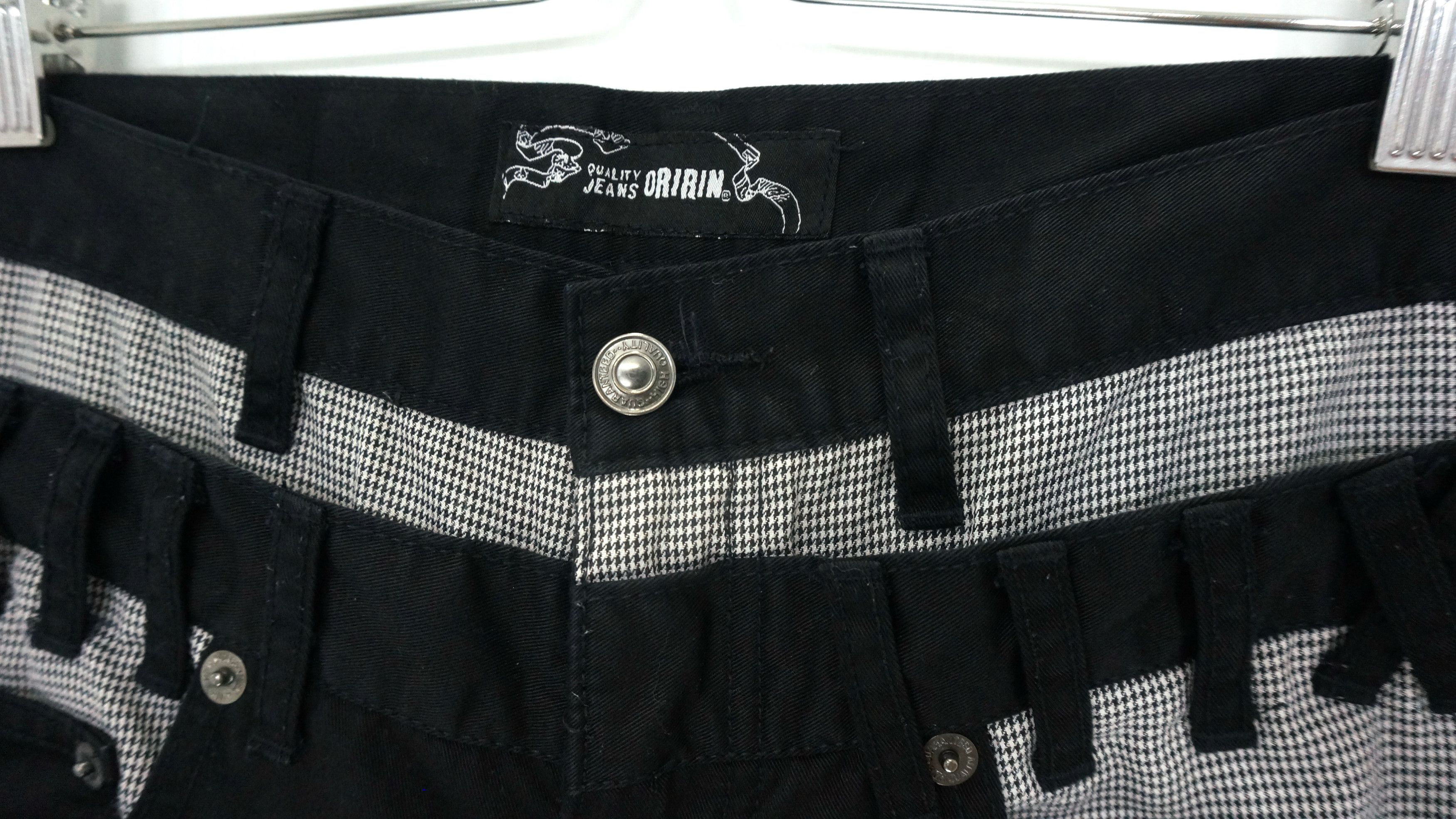 Japanese Brand Japan ORIRIN Skinny Petite Punk Shirring Leg Pants Size US 27 - 7 Thumbnail