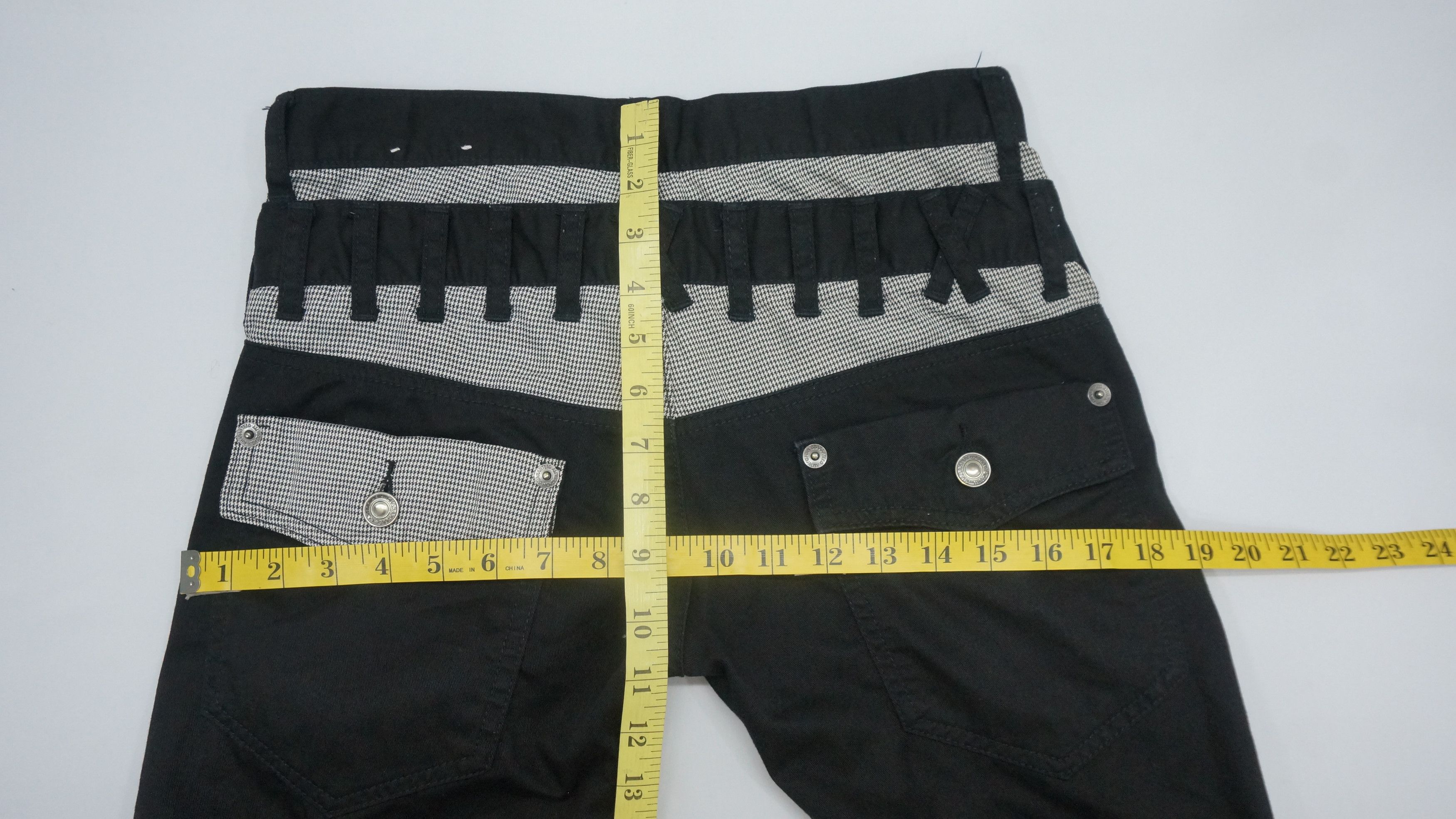 Japanese Brand Japan ORIRIN Skinny Petite Punk Shirring Leg Pants Size US 27 - 14 Thumbnail