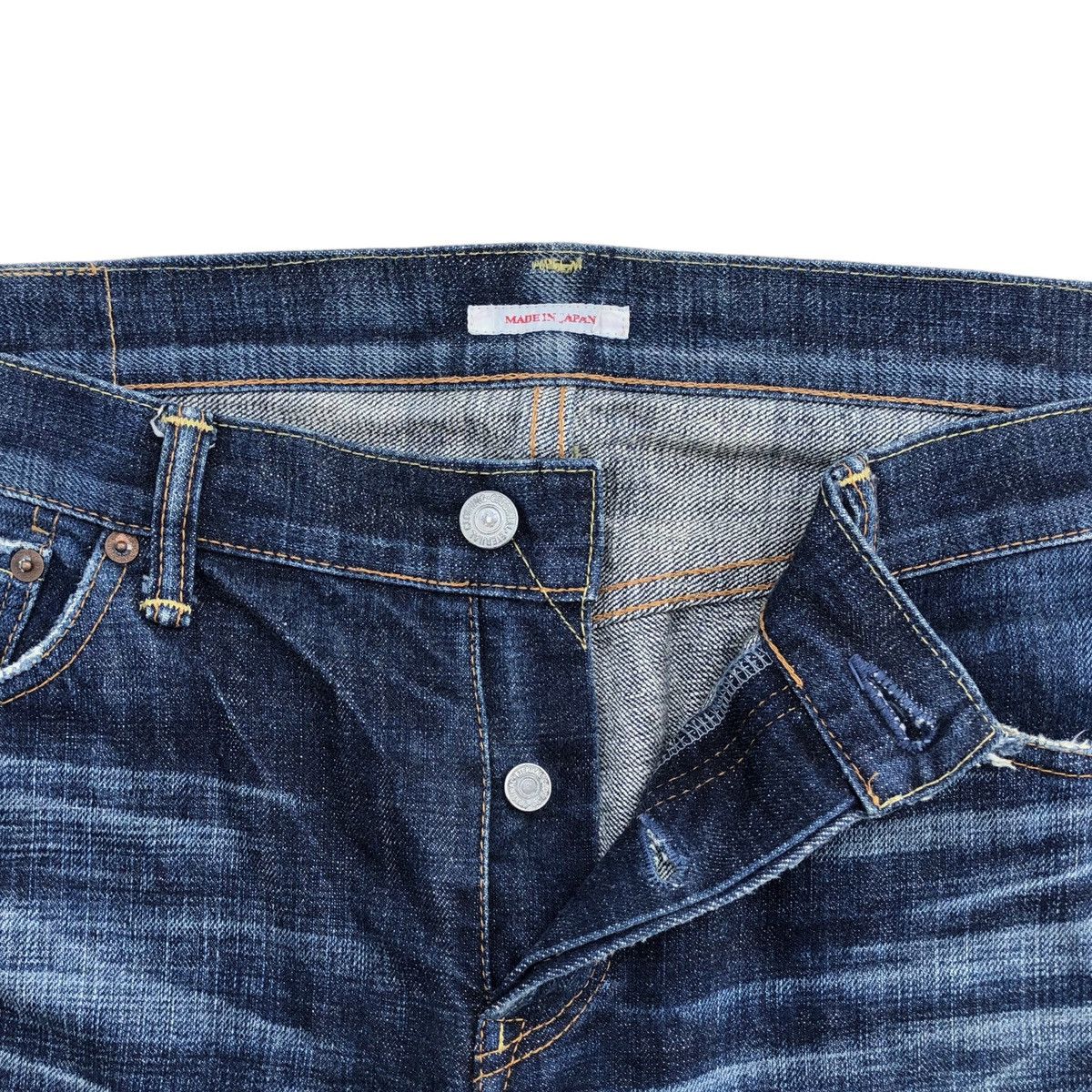 Eternal Japanese Indigo Blue ETERNAL Distressed Denim Pants Size US 36 / EU 52 - 12 Thumbnail