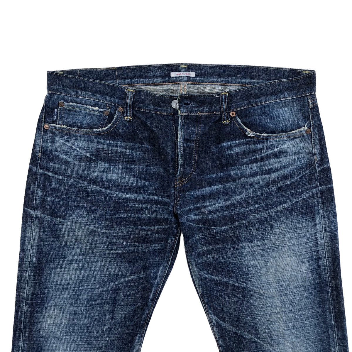 Eternal Japanese Indigo Blue ETERNAL Distressed Denim Pants Size US 36 / EU 52 - 5 Thumbnail