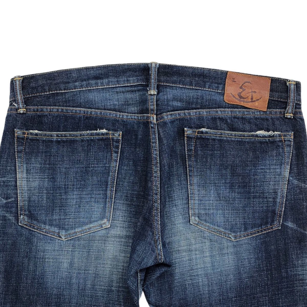 Eternal Japanese Indigo Blue ETERNAL Distressed Denim Pants Size US 36 / EU 52 - 14 Thumbnail