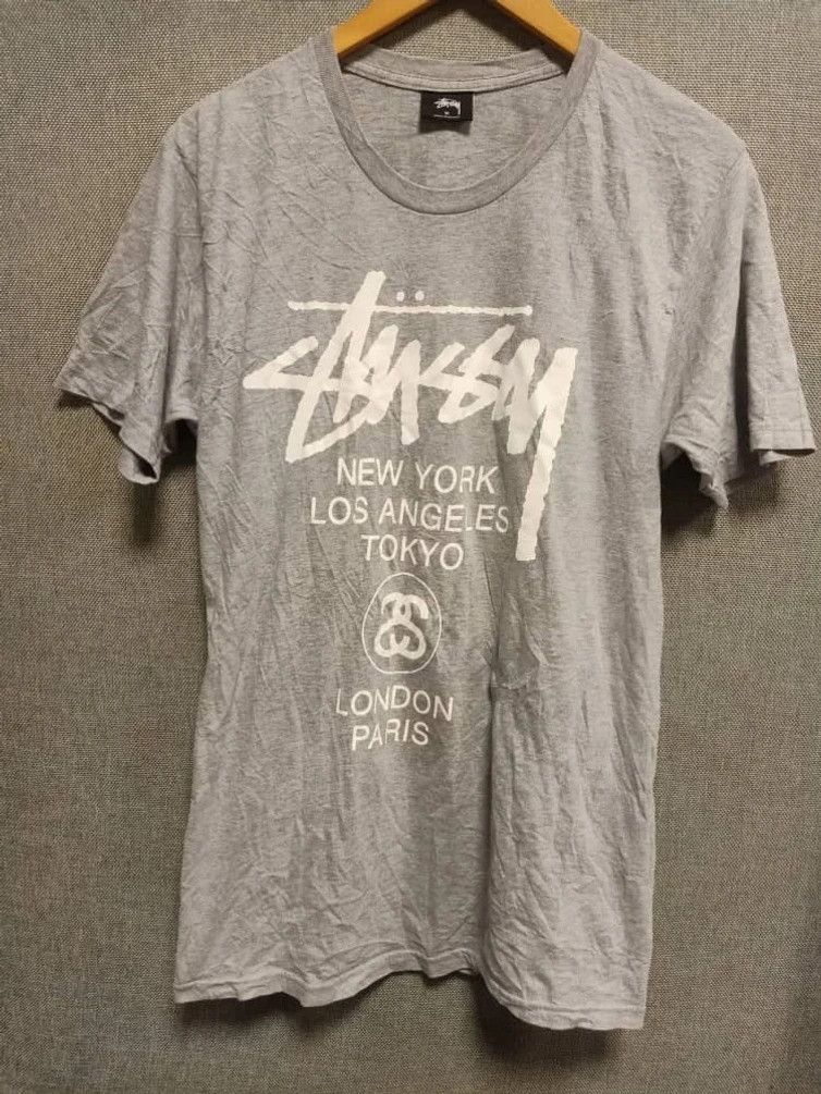 Stussy t shirt stussy world tour Size US M / EU 48-50 / 2 - 1 Thumbnail
