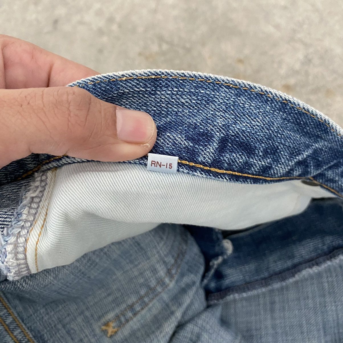 Japanese Brand Rats Made In Japan Distressed Selvedge Jeans Size US 36 / EU 52 - 19 Thumbnail