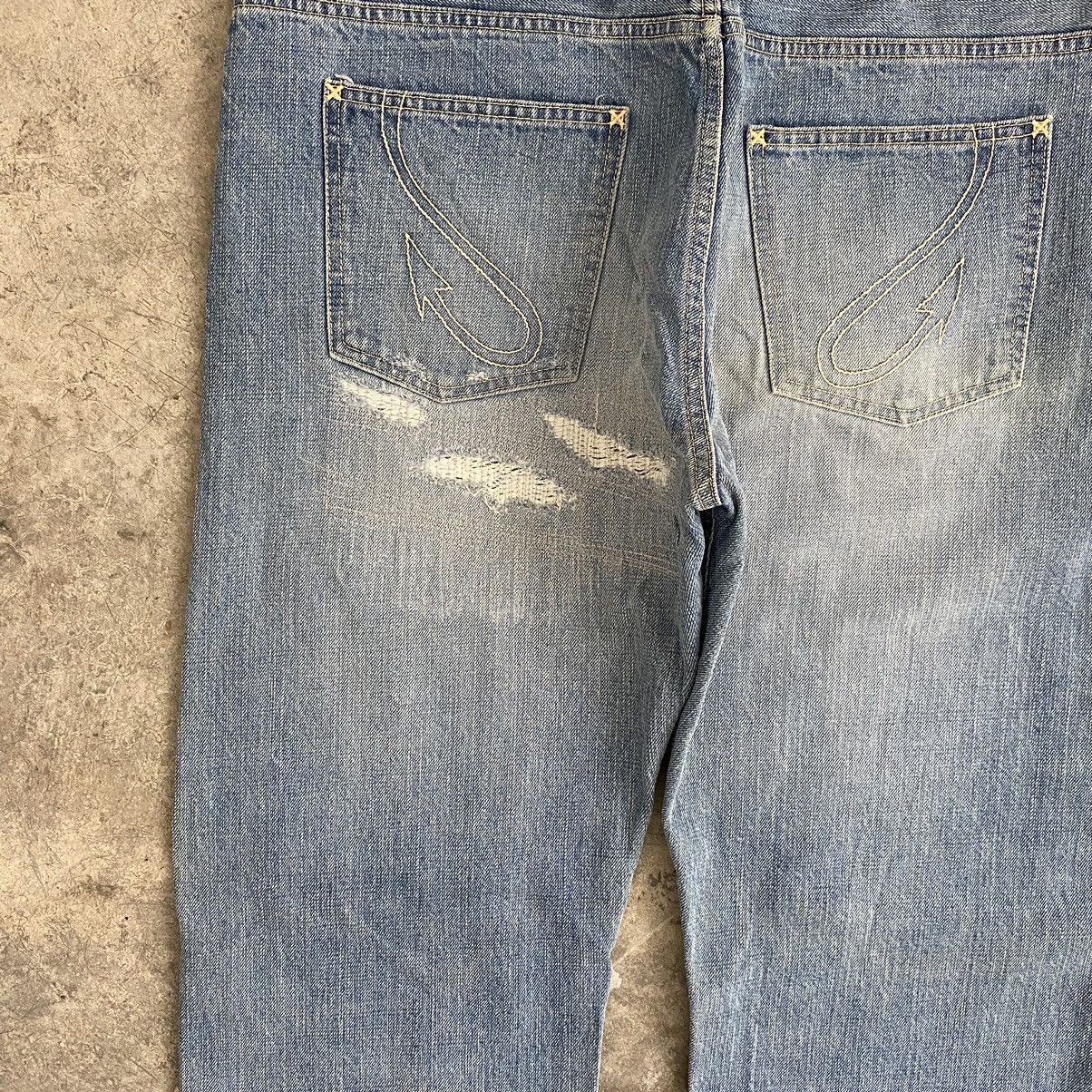 Japanese Brand Rats Made In Japan Distressed Selvedge Jeans Size US 36 / EU 52 - 16 Thumbnail