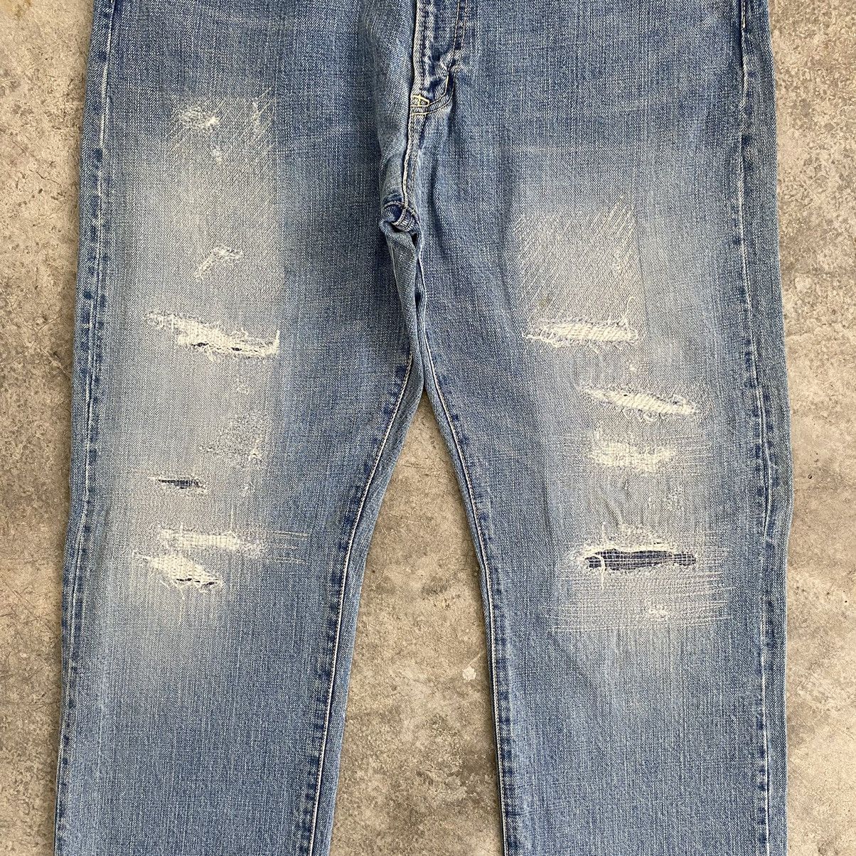 Japanese Brand Rats Made In Japan Distressed Selvedge Jeans Size US 36 / EU 52 - 5 Thumbnail