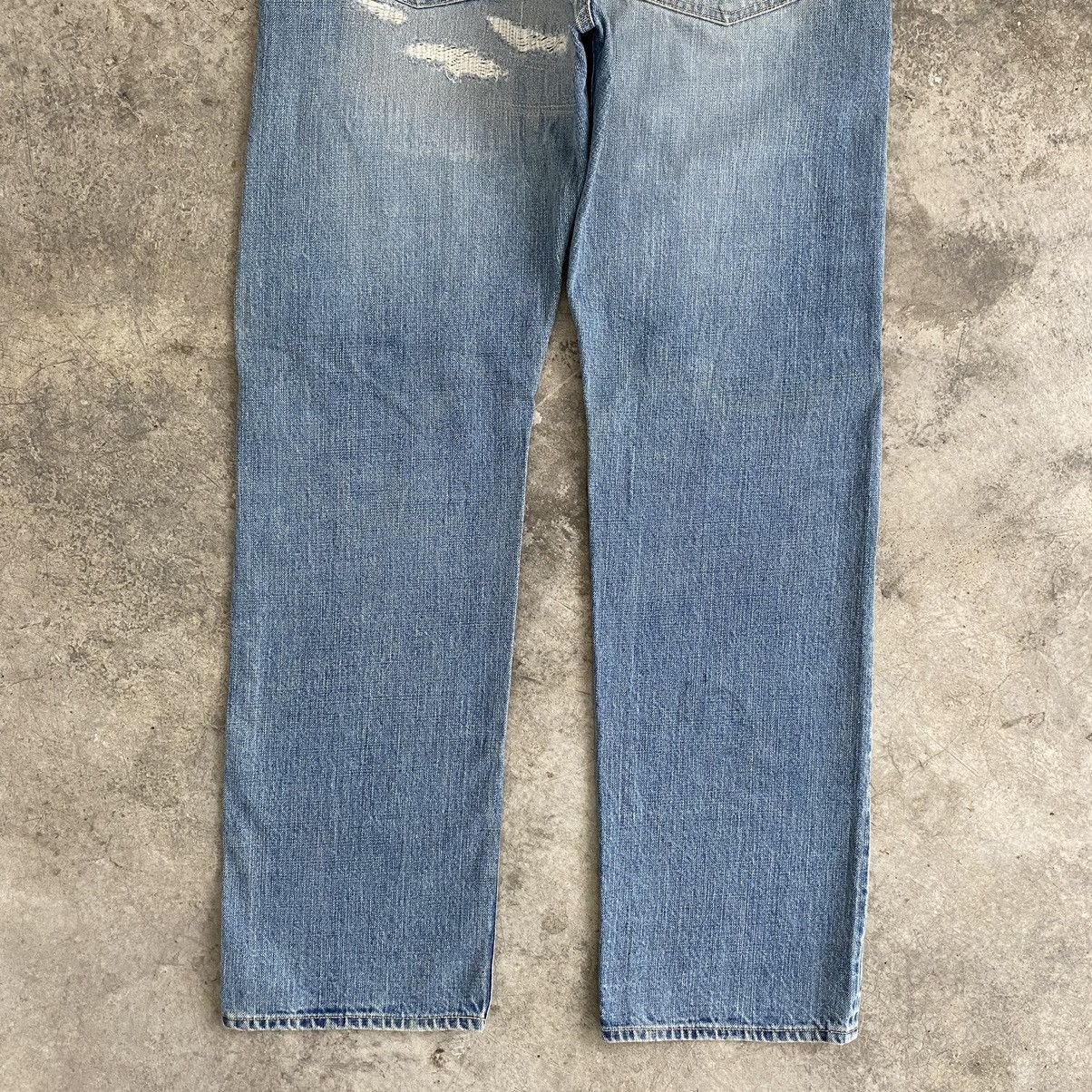 Japanese Brand Rats Made In Japan Distressed Selvedge Jeans Size US 36 / EU 52 - 13 Thumbnail