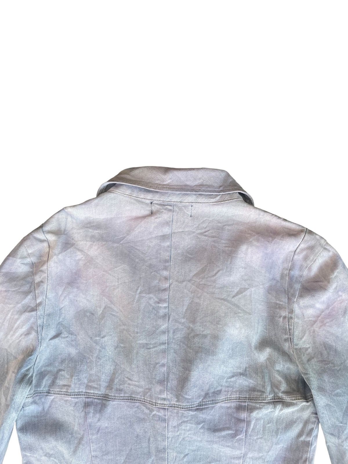 Karl Lagerfeld Lagerfeld Gallery By Diesel Purple/Blue Dyed Denim Jacket Size S / US 4 / IT 40 - 10 Thumbnail