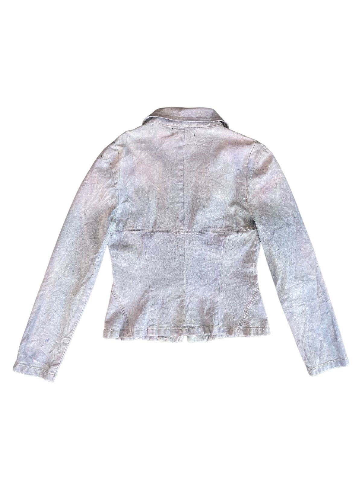 Karl Lagerfeld Lagerfeld Gallery By Diesel Purple/Blue Dyed Denim Jacket Size S / US 4 / IT 40 - 9 Thumbnail