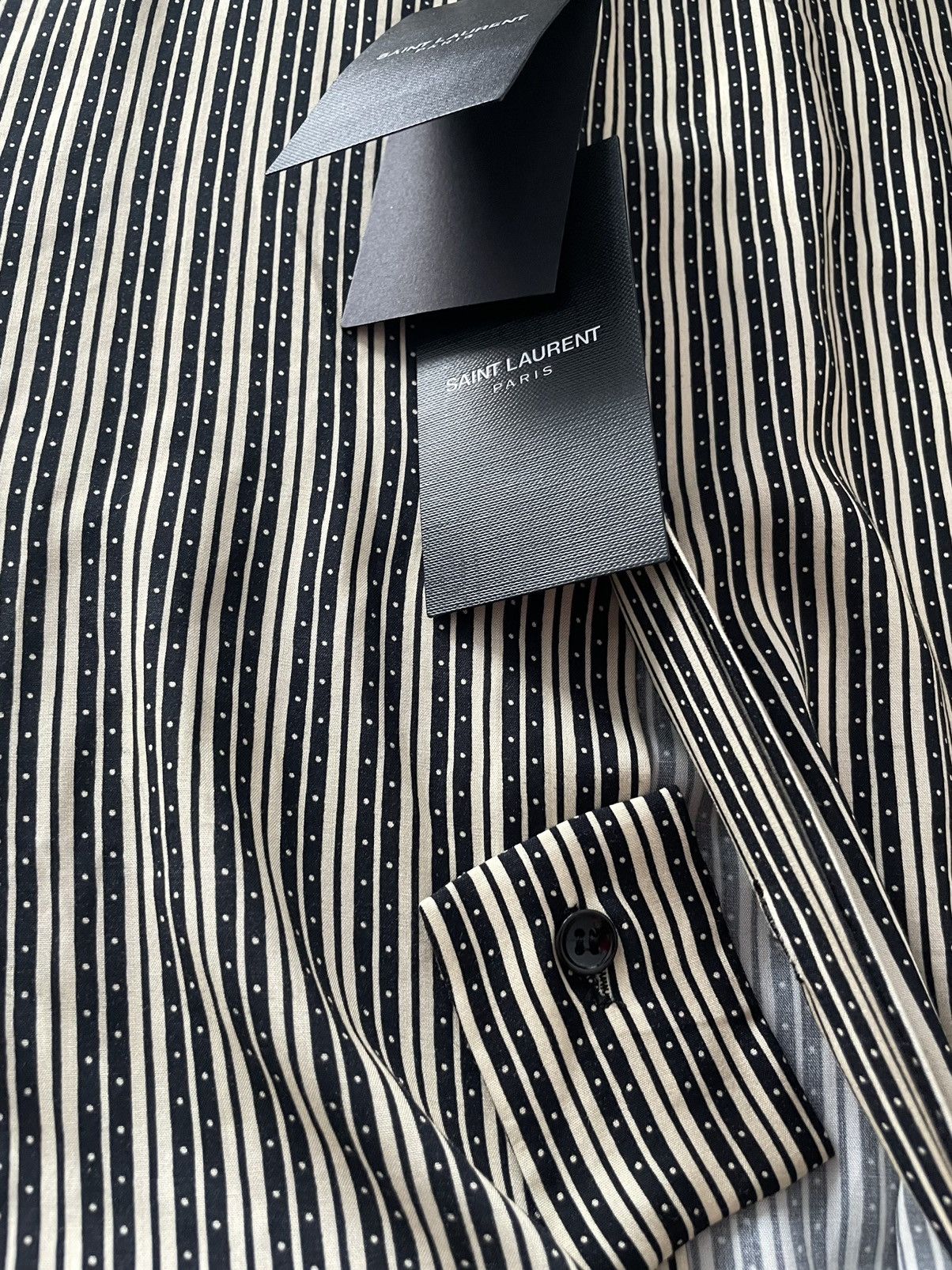 Saint Laurent Paris × Yves Saint Laurent Brand New Super Runway Limited Edition Chemise Viscose Shirt Size US M / EU 48-50 / 2 - 16 Thumbnail