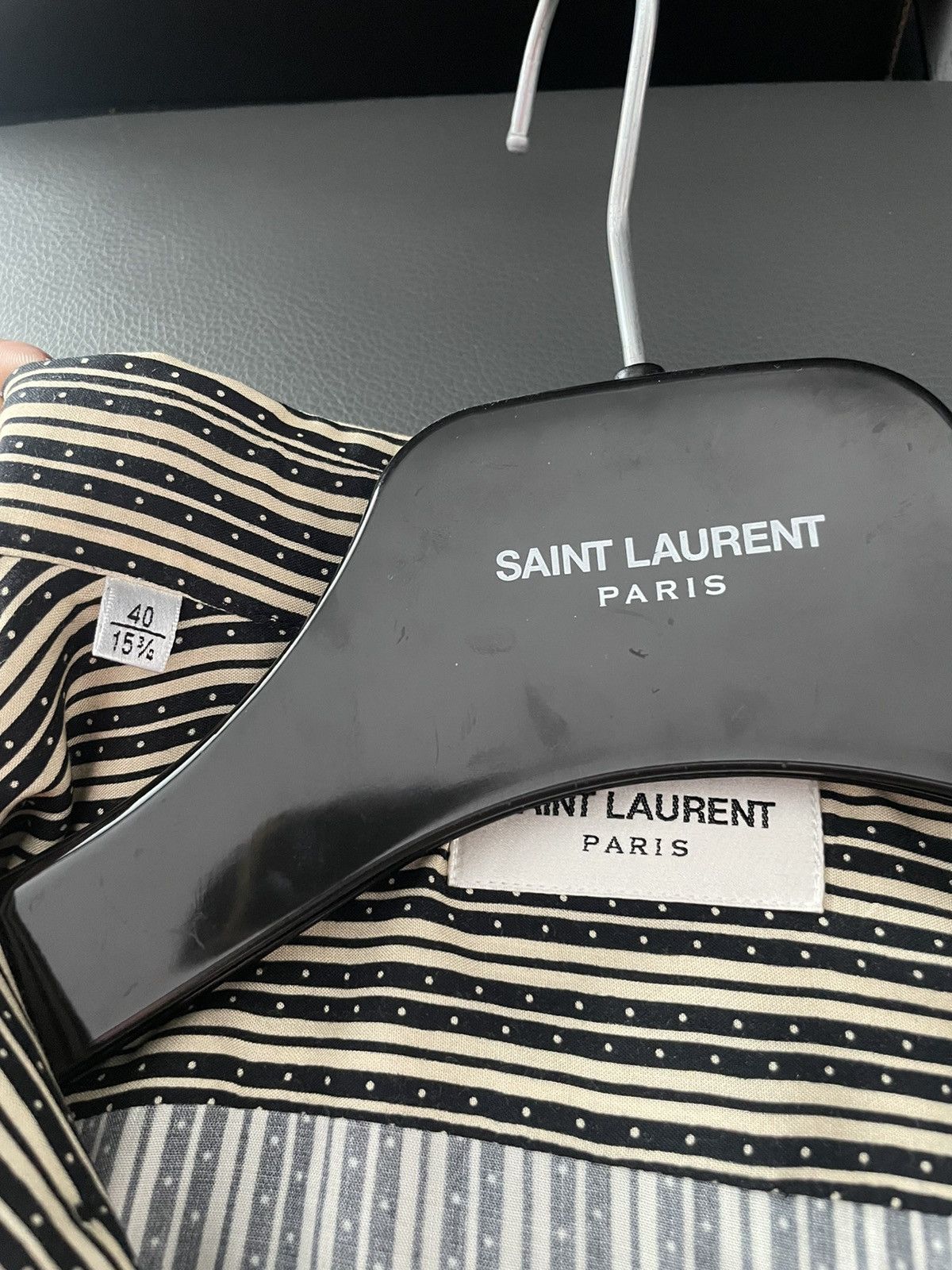 Saint Laurent Paris × Yves Saint Laurent Brand New Super Runway Limited Edition Chemise Viscose Shirt Size US M / EU 48-50 / 2 - 5 Thumbnail