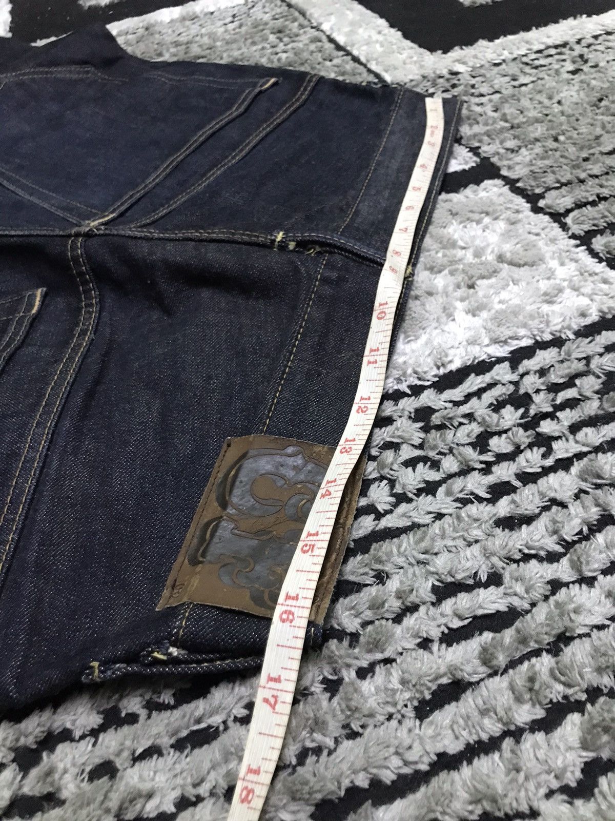 Vintage 🔥🔥Core fighter selvedge rigid denim short pants Size US 32 / EU 48 - 8 Thumbnail